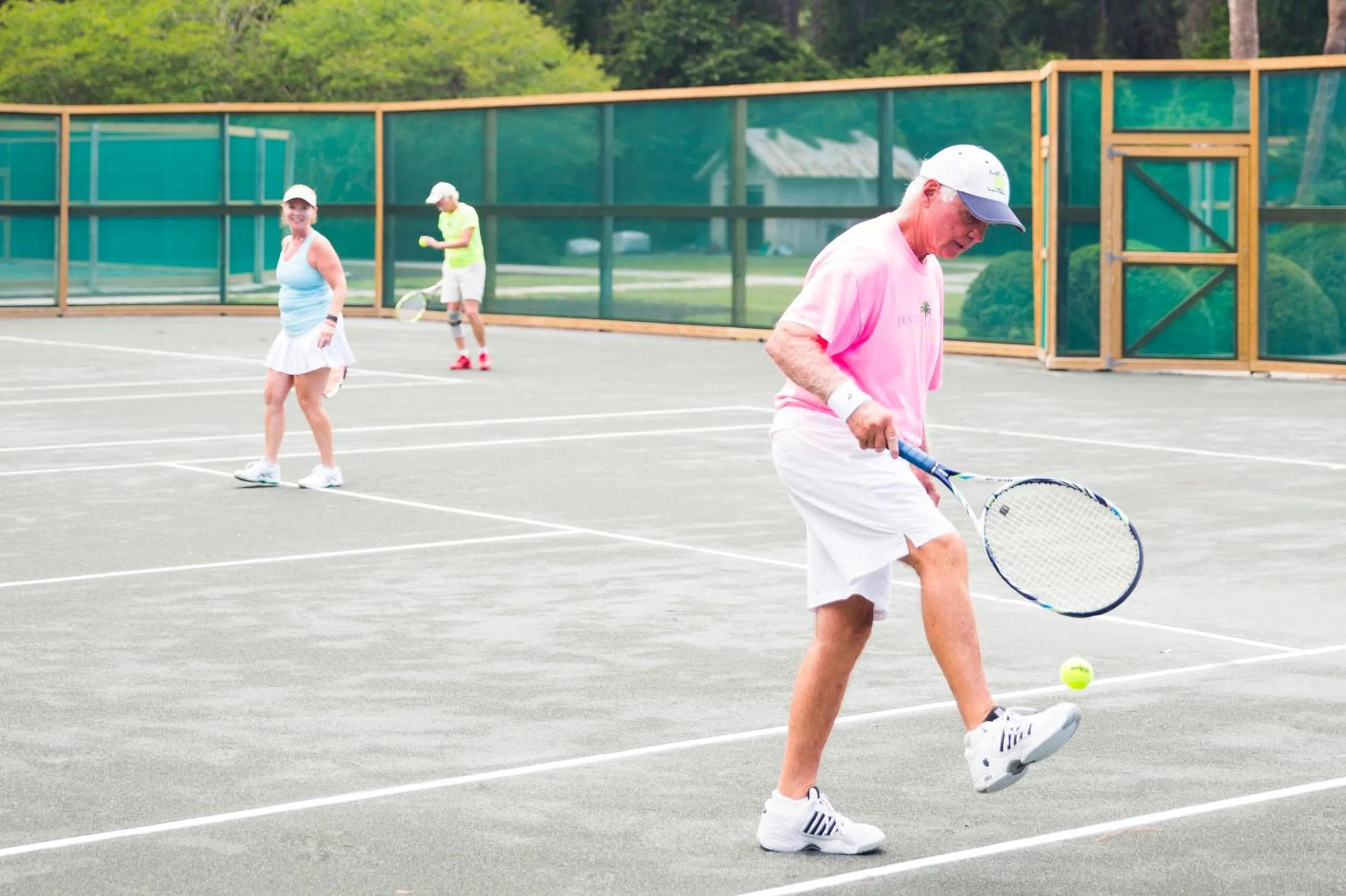Tennis court in Jekyll Ocean Club Resort