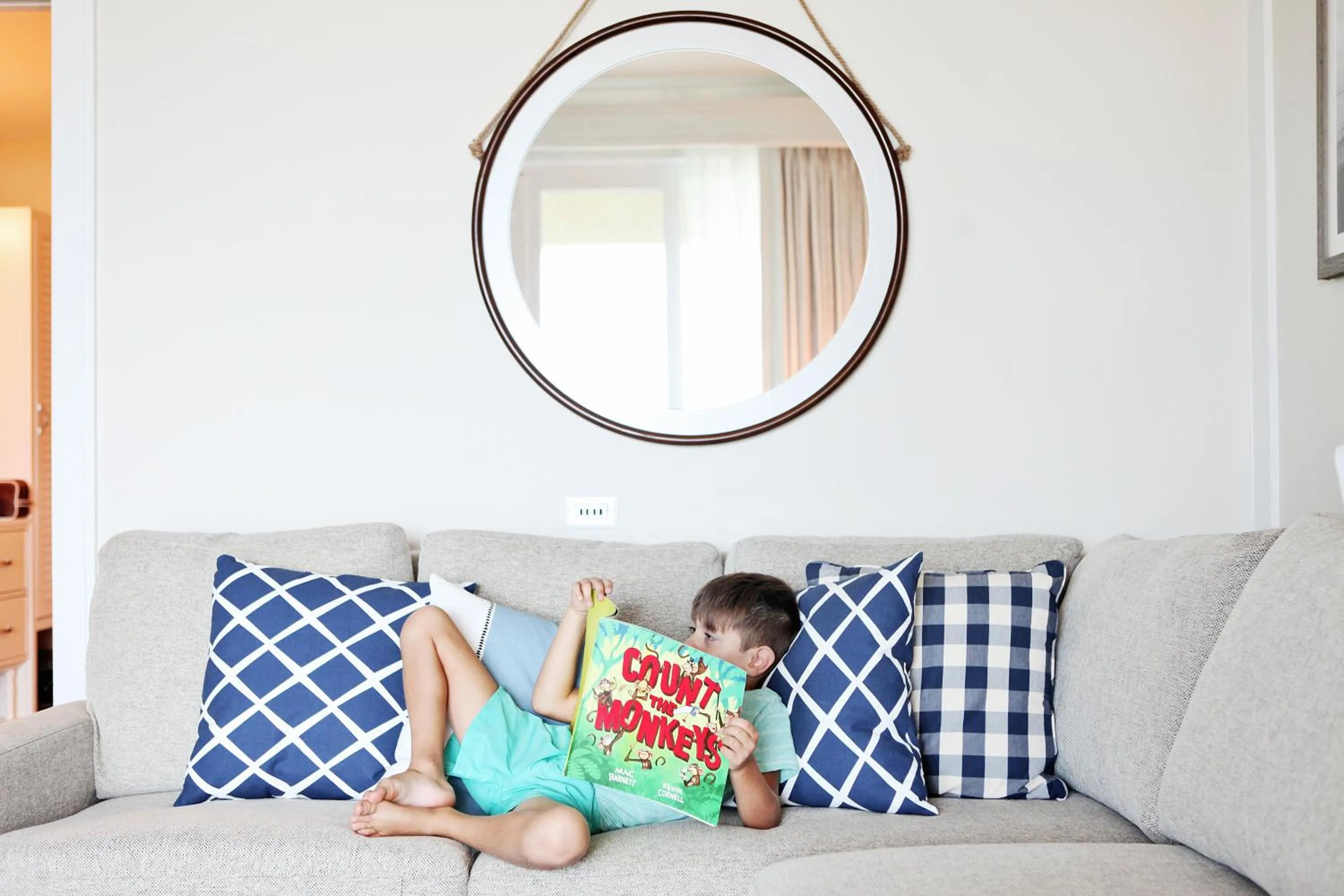 Living room in Jekyll Ocean Club Resort