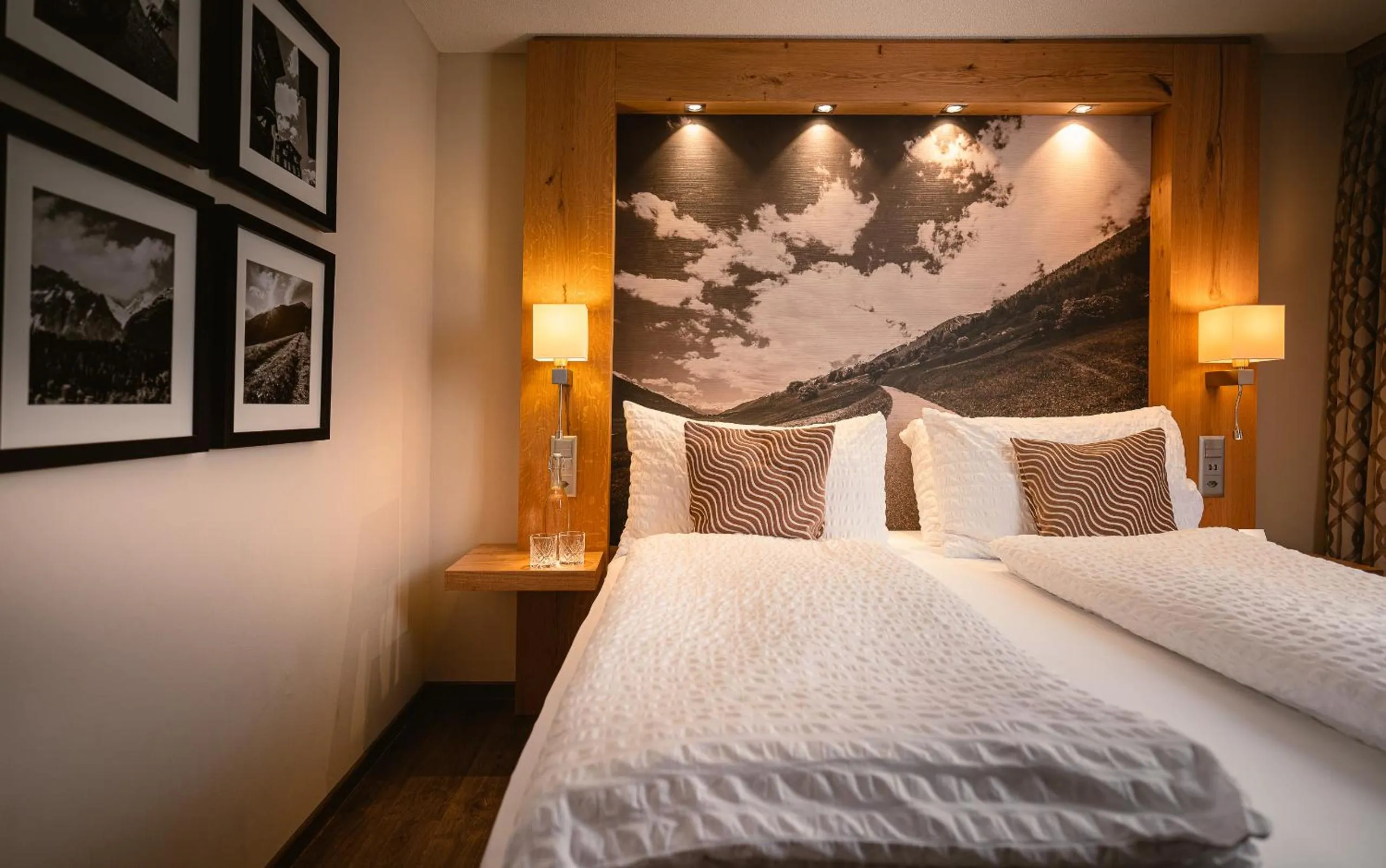 Bed in Hotel Landhaus