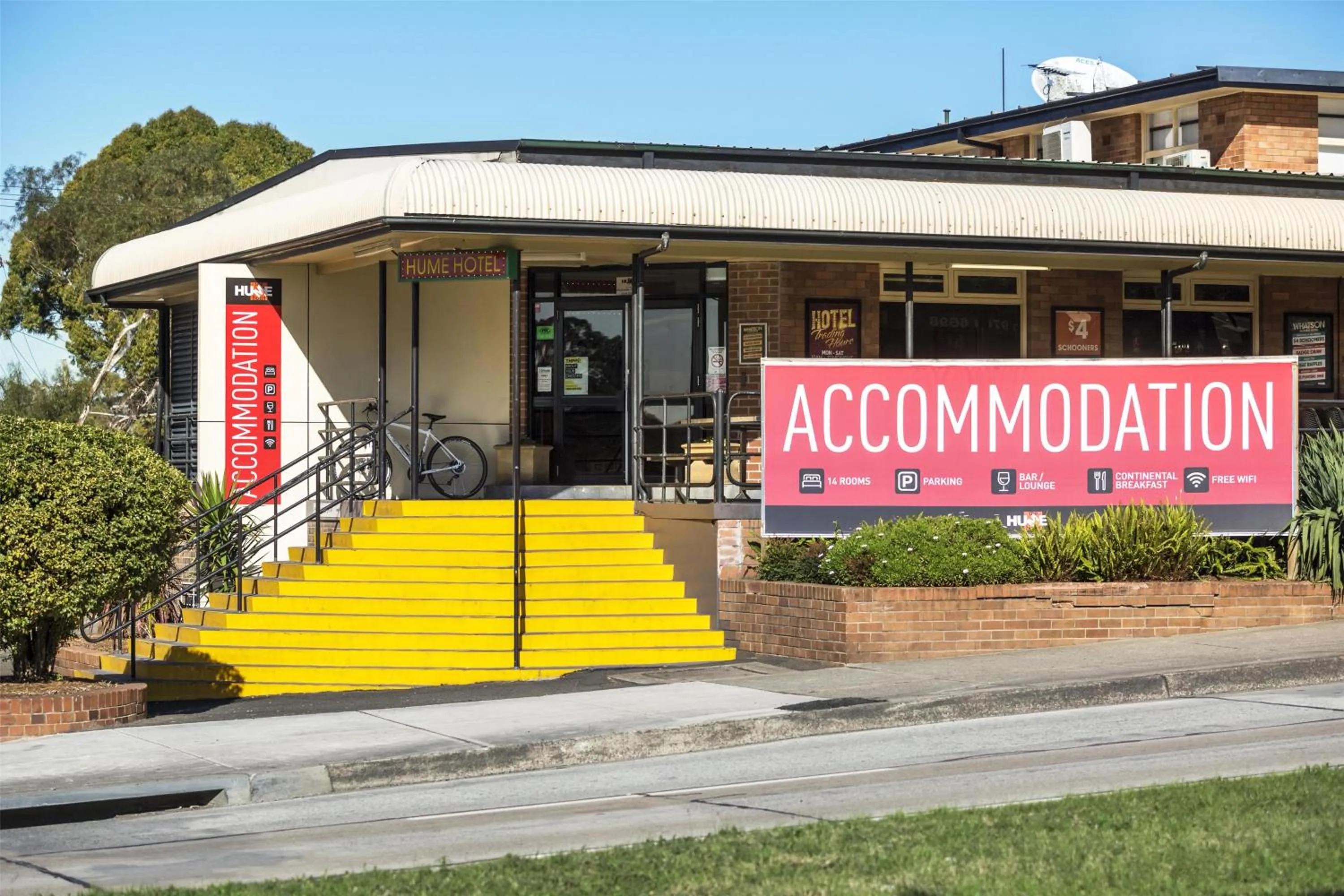 Property building in Nightcap at Hume Hotel