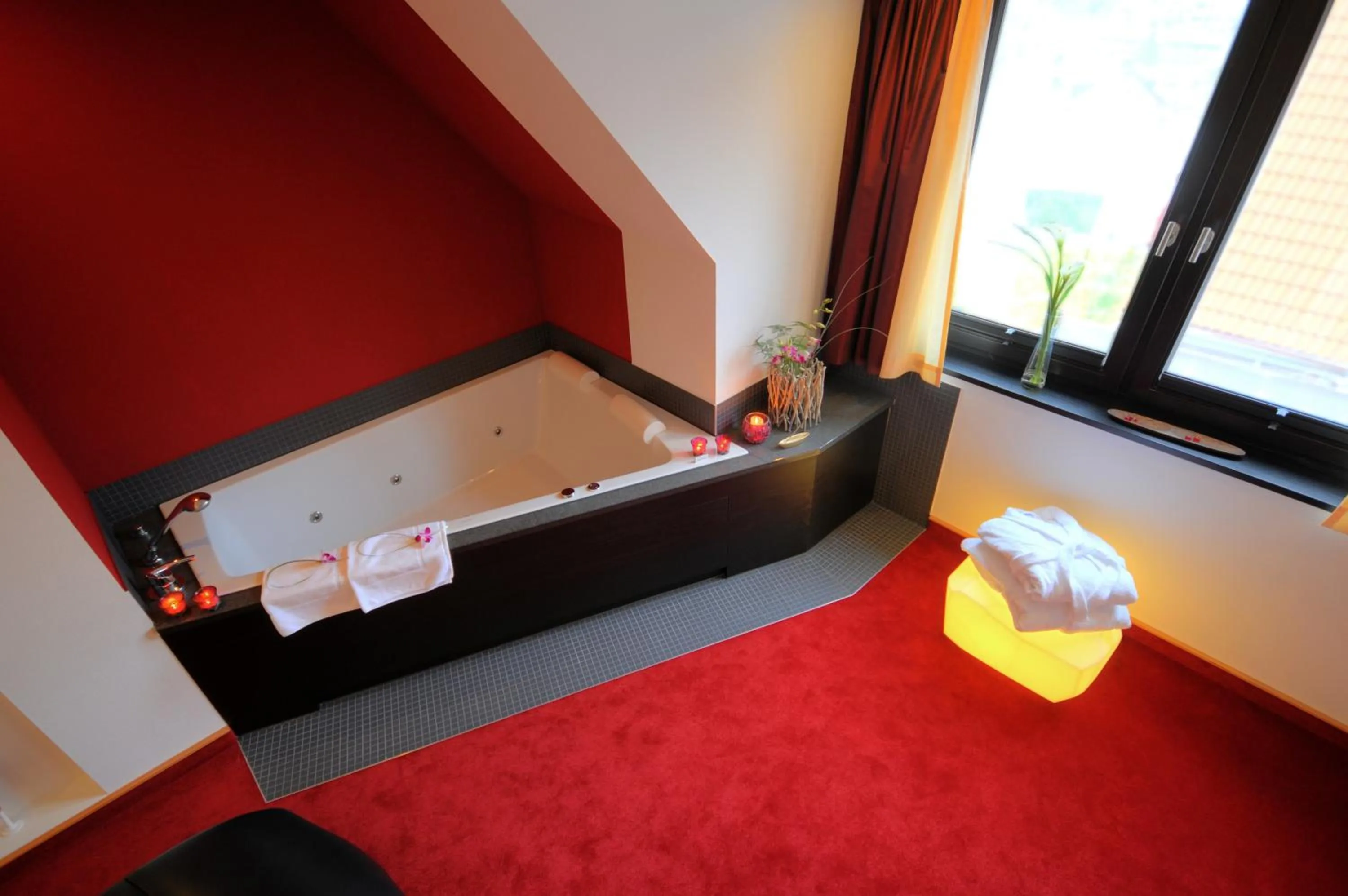 Decorative detail, Bed in Hotel Antoniushütte