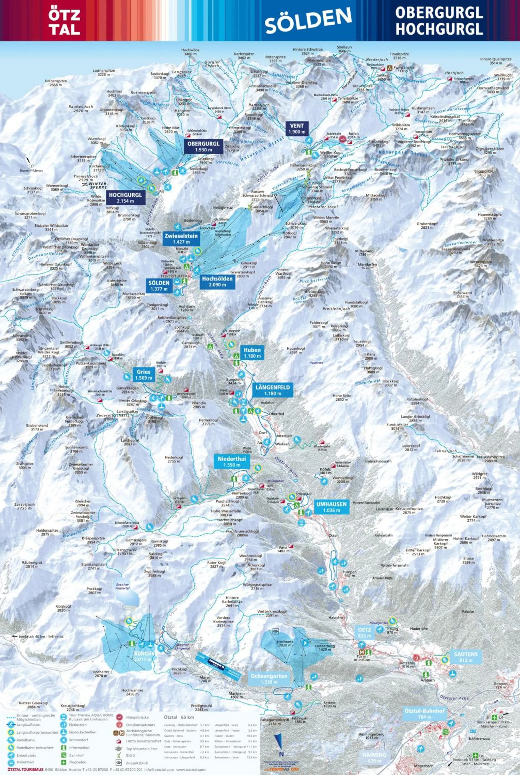 Area and facilities in Das Schlössl