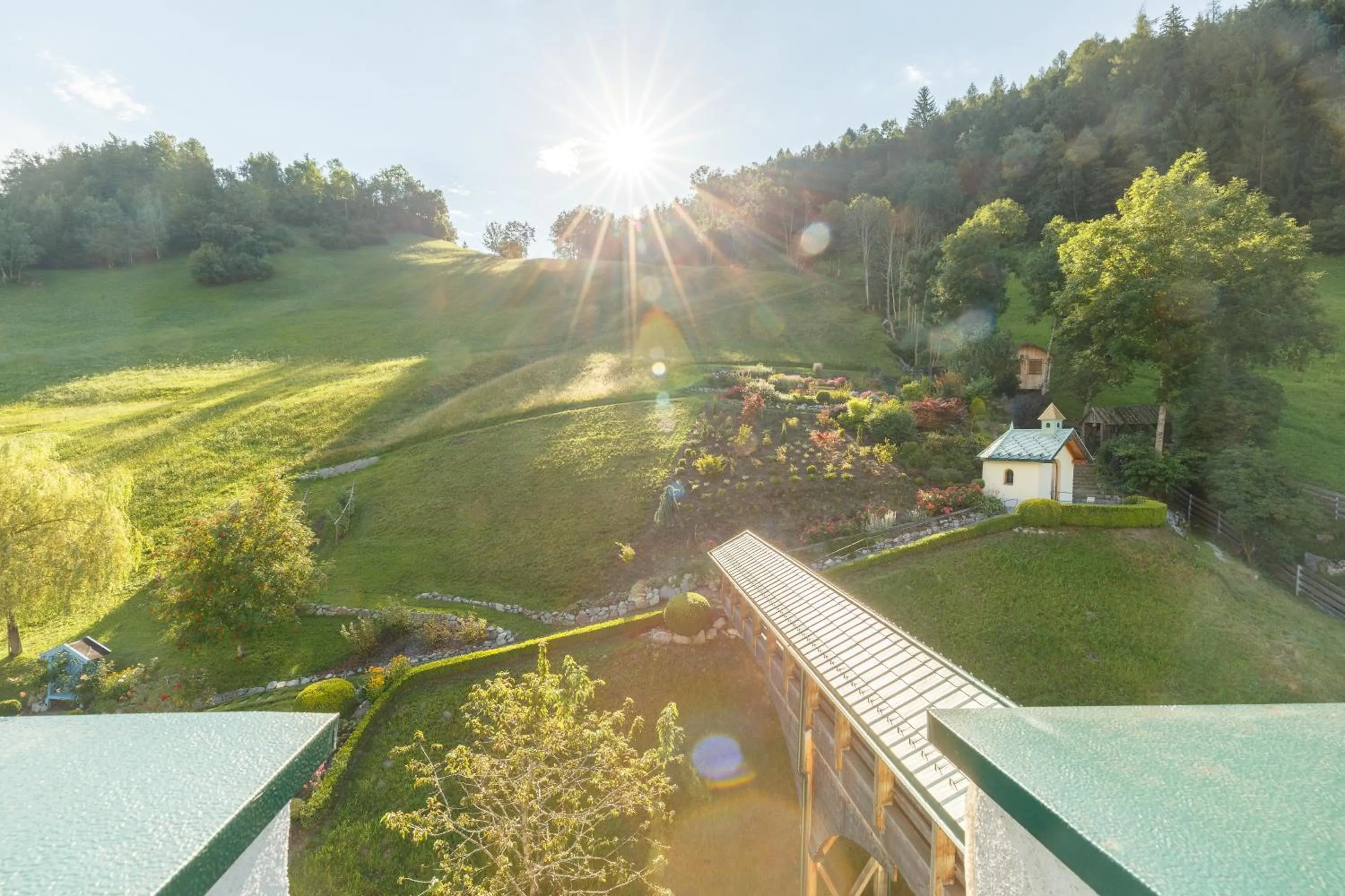 Garden view in Das Schlössl
