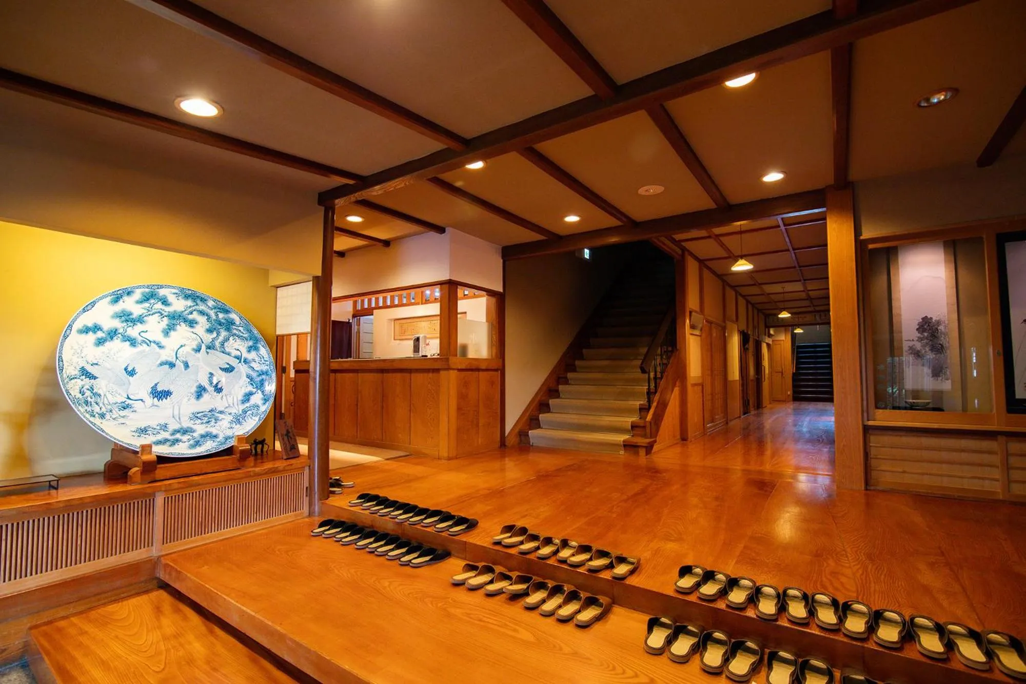 Facade/entrance in Chigira Jinsentei