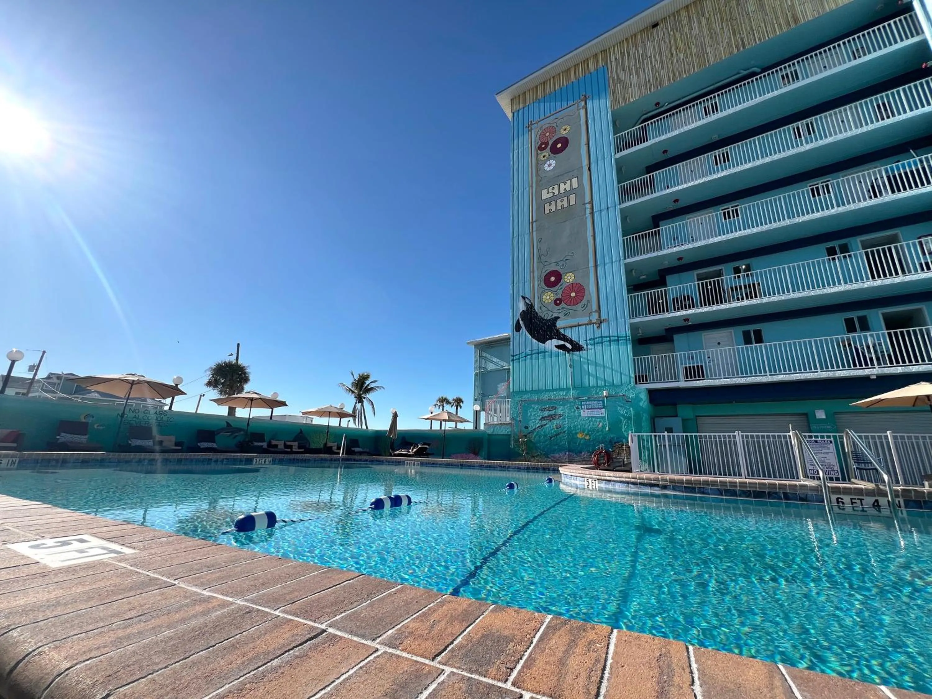 Pool view in Lani Kai Island Resort