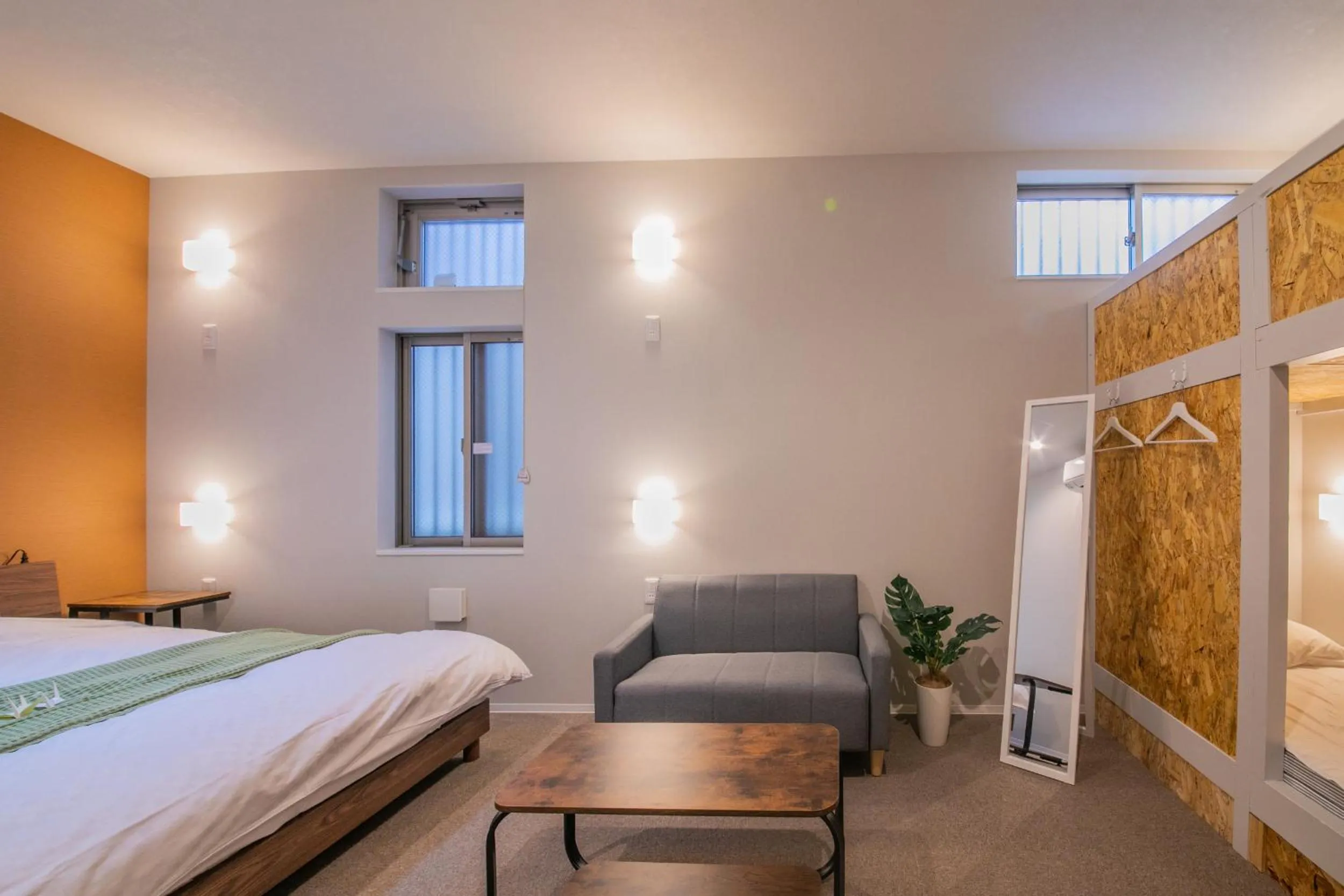 Bed in KIZUNA HOTEL Gojo Kiyomizu-dera Kamogawa