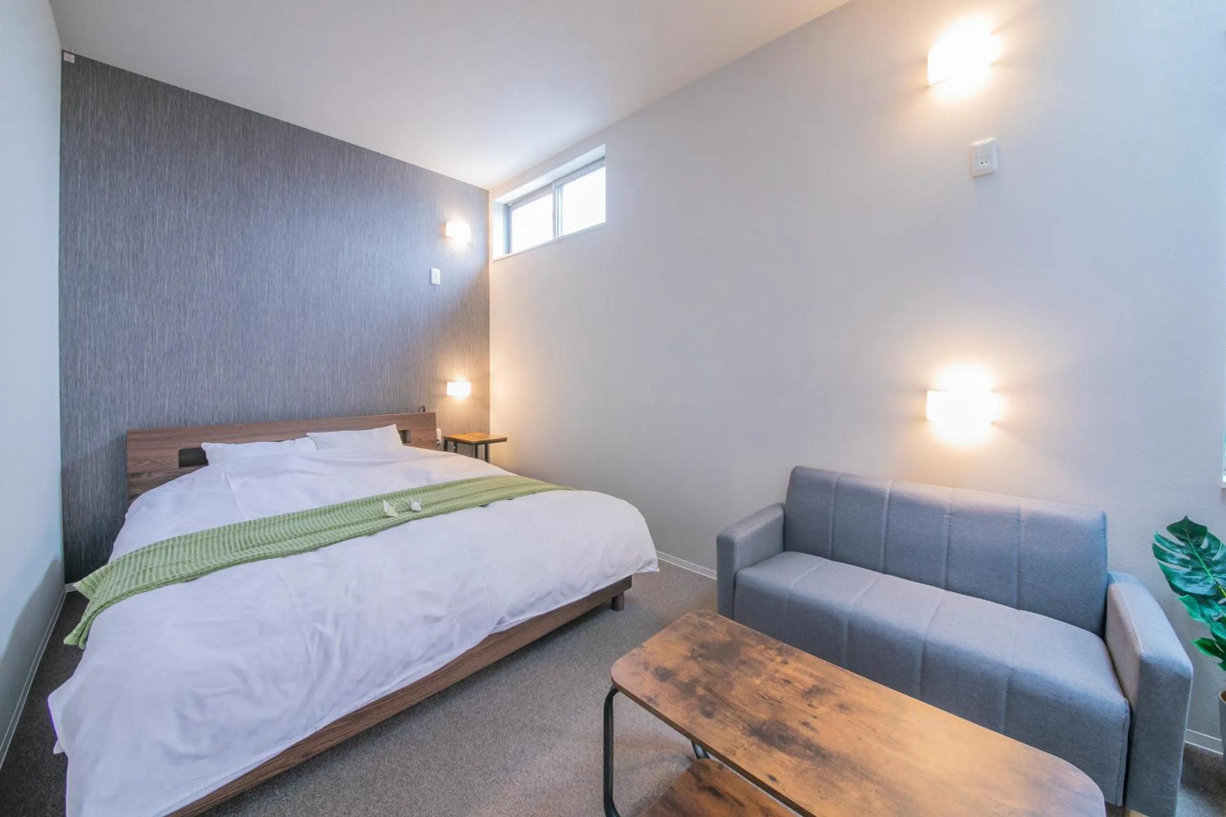 Bed in KIZUNA HOTEL Gojo Kiyomizu-dera Kamogawa