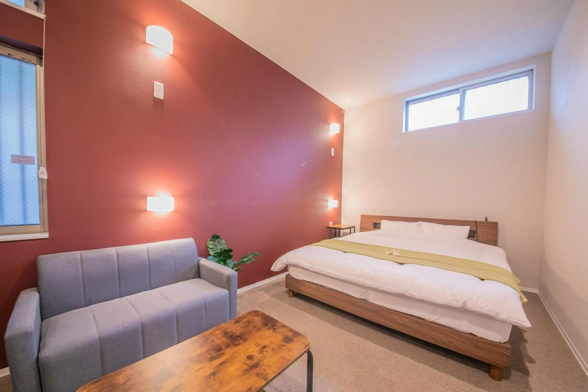 Bed in KIZUNA HOTEL Gojo Kiyomizu-dera Kamogawa