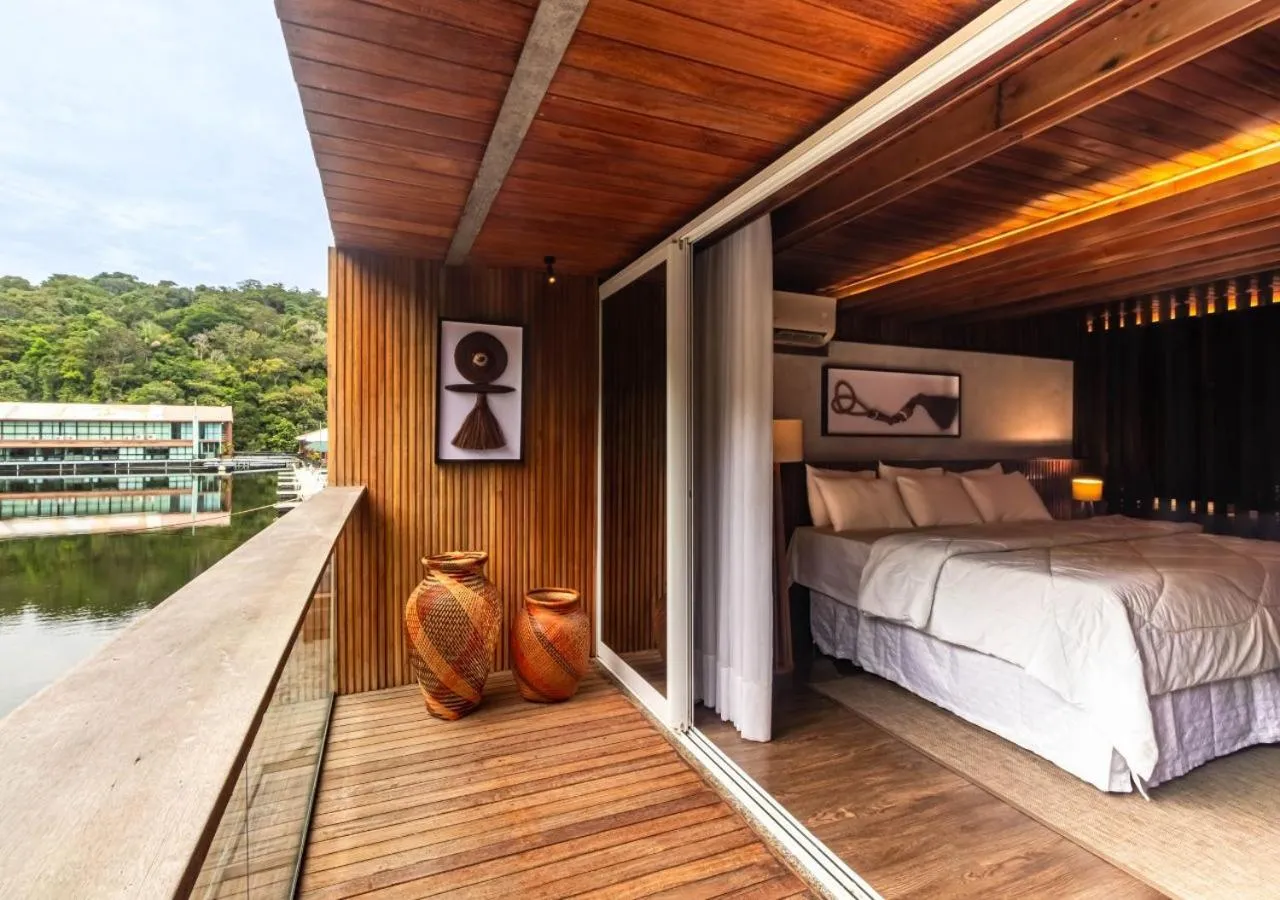 Balcony/Terrace, Bed in Uiara Amazon Resort