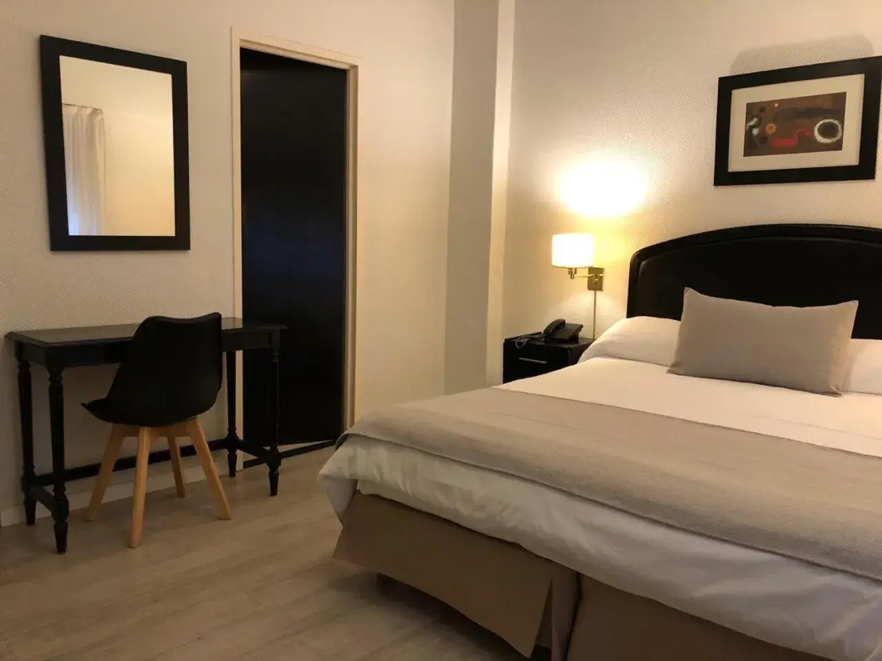 Bed in Hotel La Perla Bed in Hotel La Perla