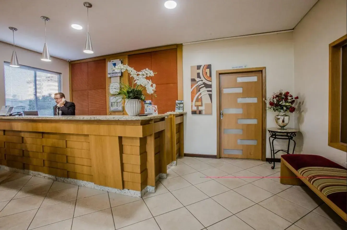 Living room in Foz Presidente Economic Hotel Living room in Foz Presidente Economic Hotel