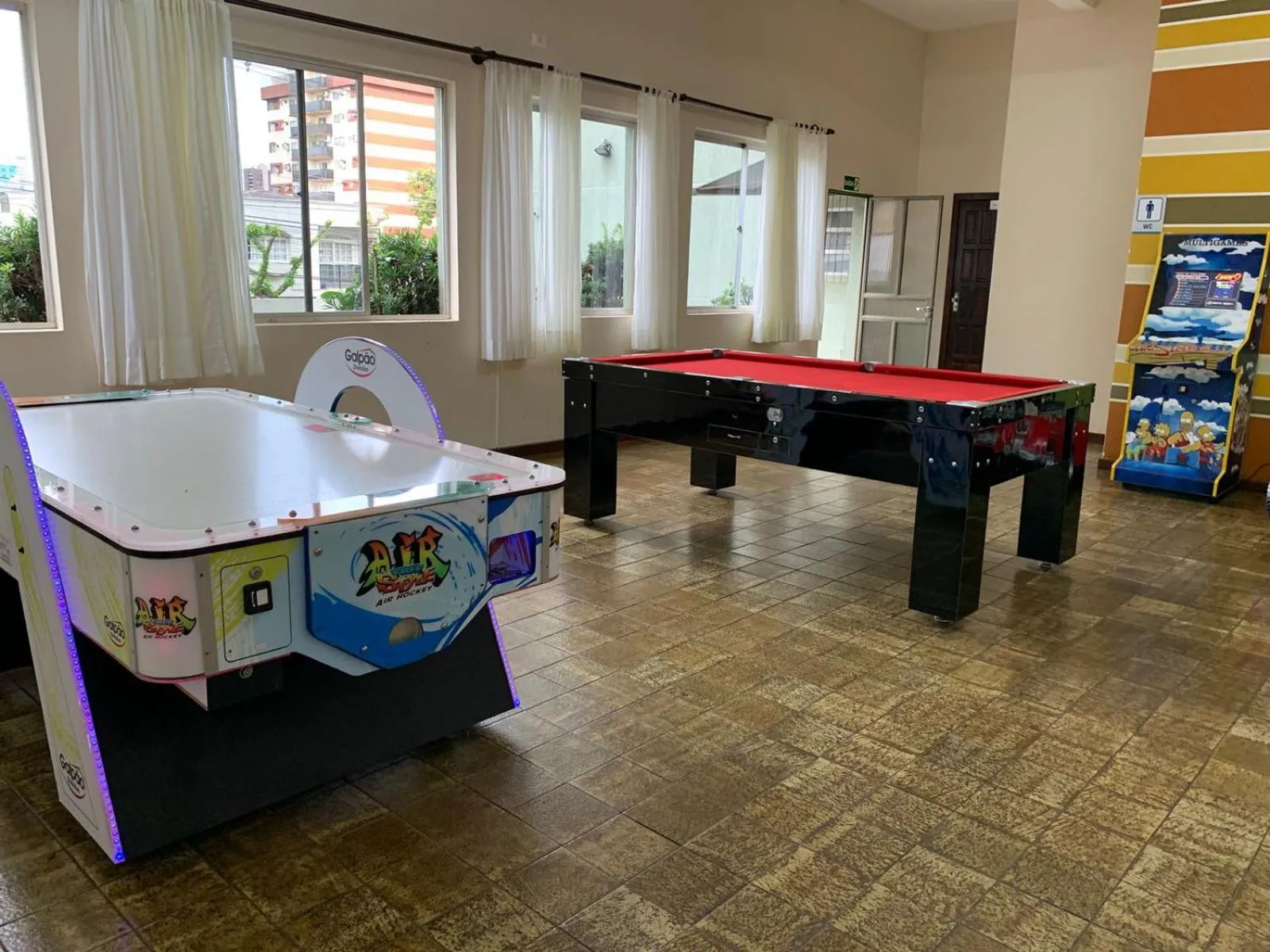 Game Room in Foz Presidente Economic Hotel