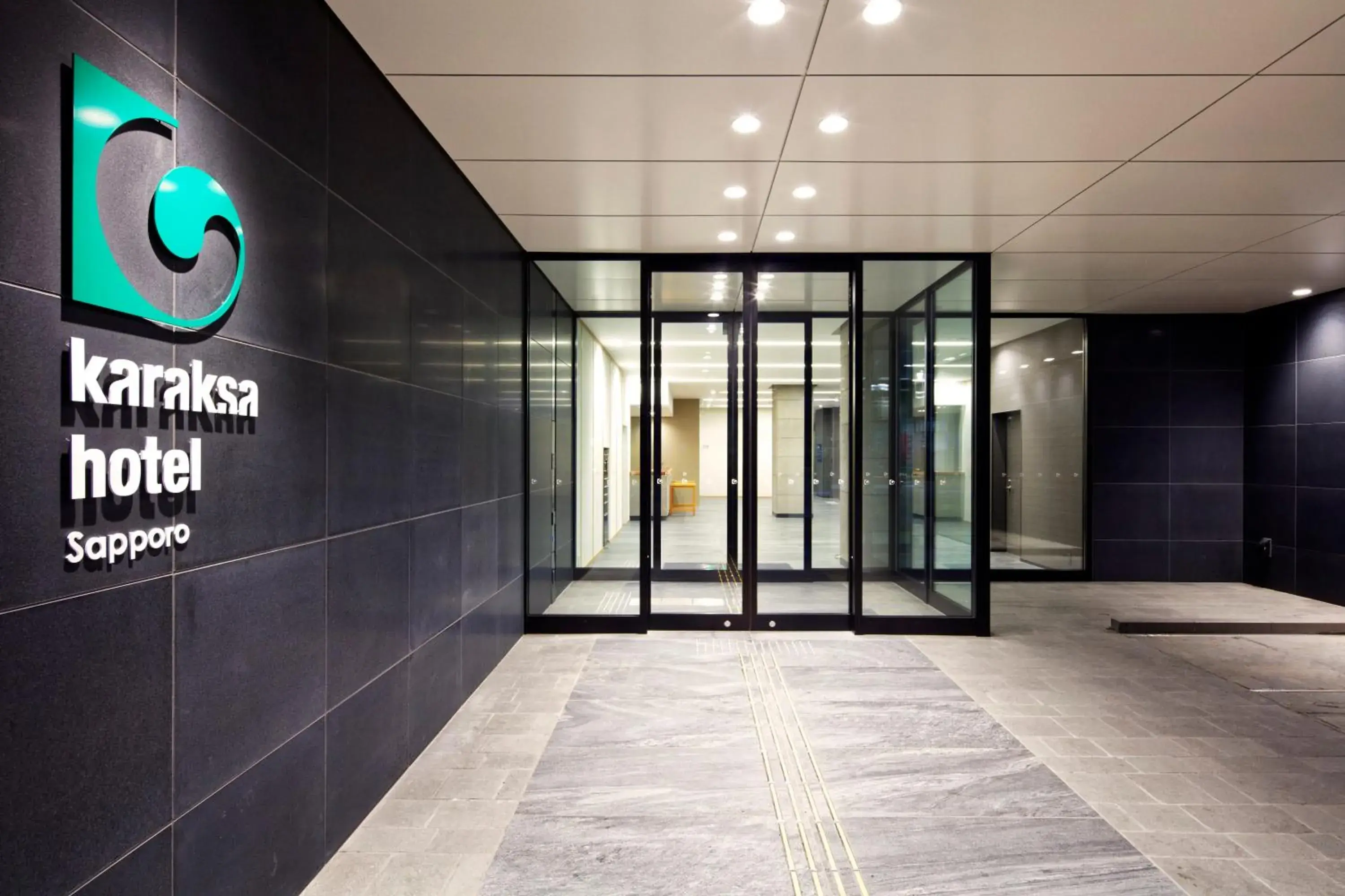 Facade/entrance in karaksa hotel Sapporo Facade/entrance in karaksa hotel Sapporo