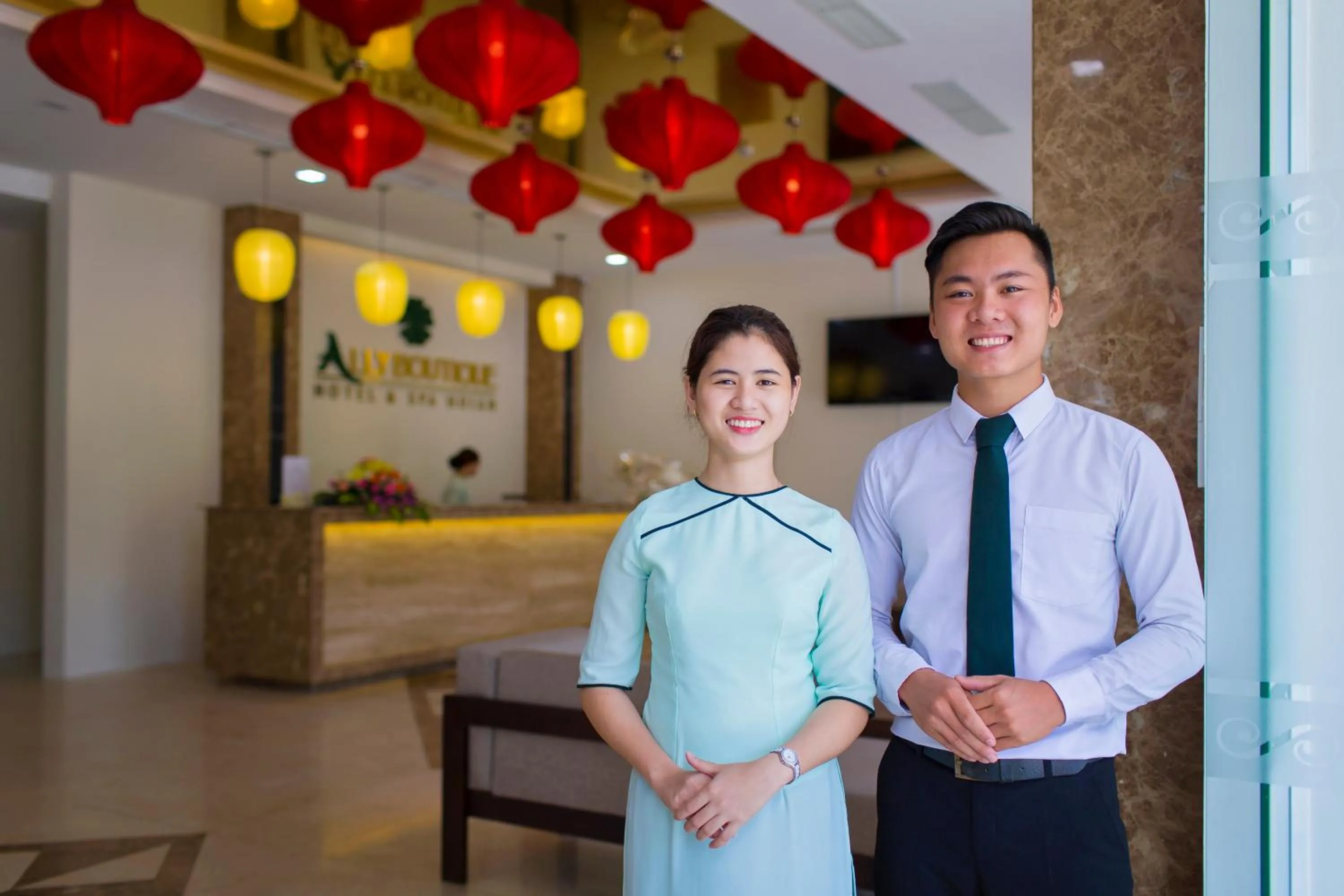 Staff in Ally Beach Boutique Hotel Hoian