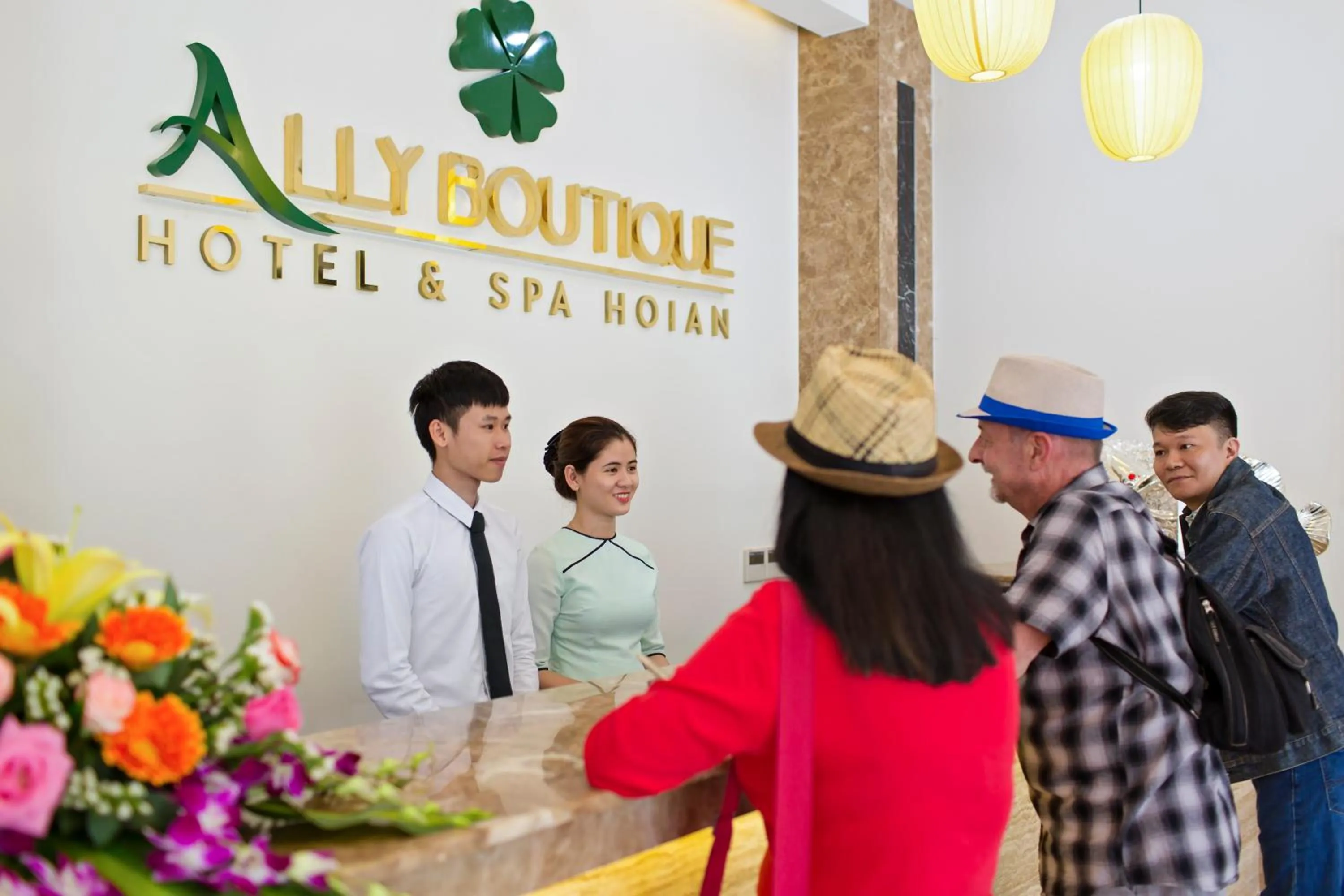 Staff in Ally Beach Boutique Hotel Hoian