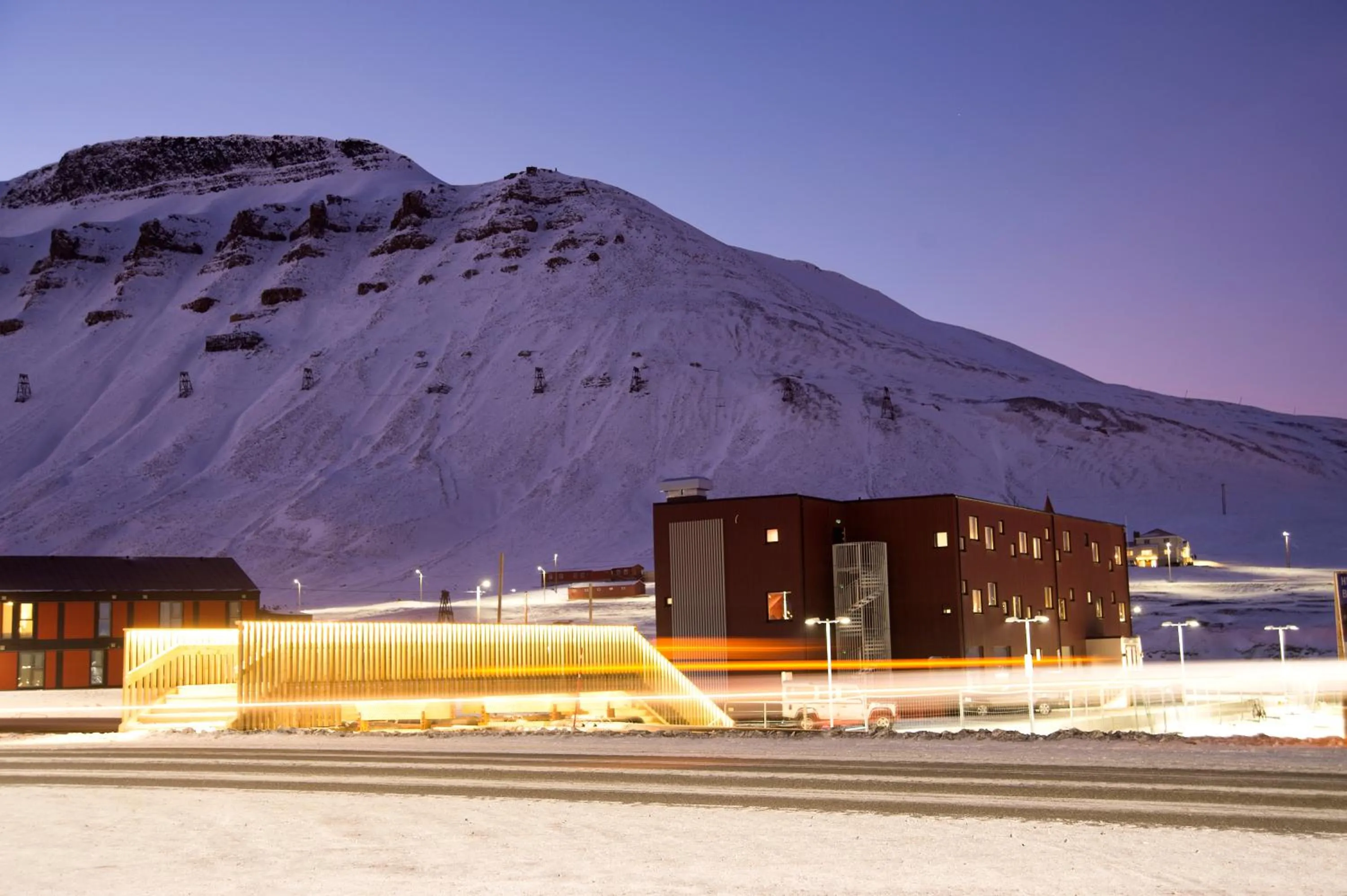 Facade/entrance in Svalbard Hotell | The Vault