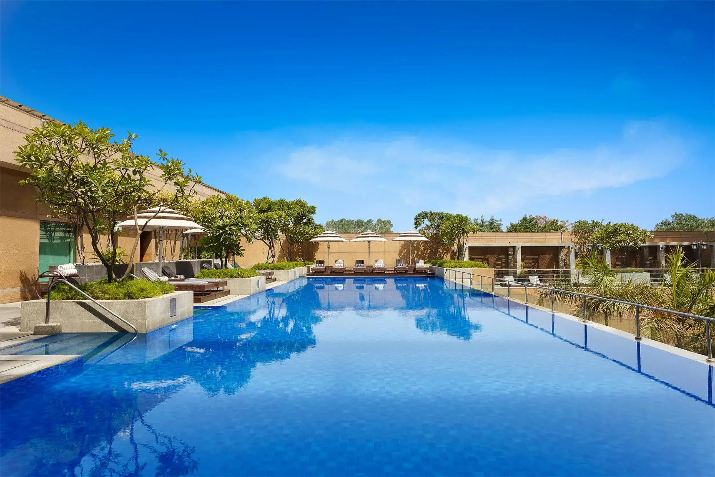 Pool view in Crowne Plaza Today Gurugram by IHG Pool view in Crowne Plaza Today Gurugram by IHG