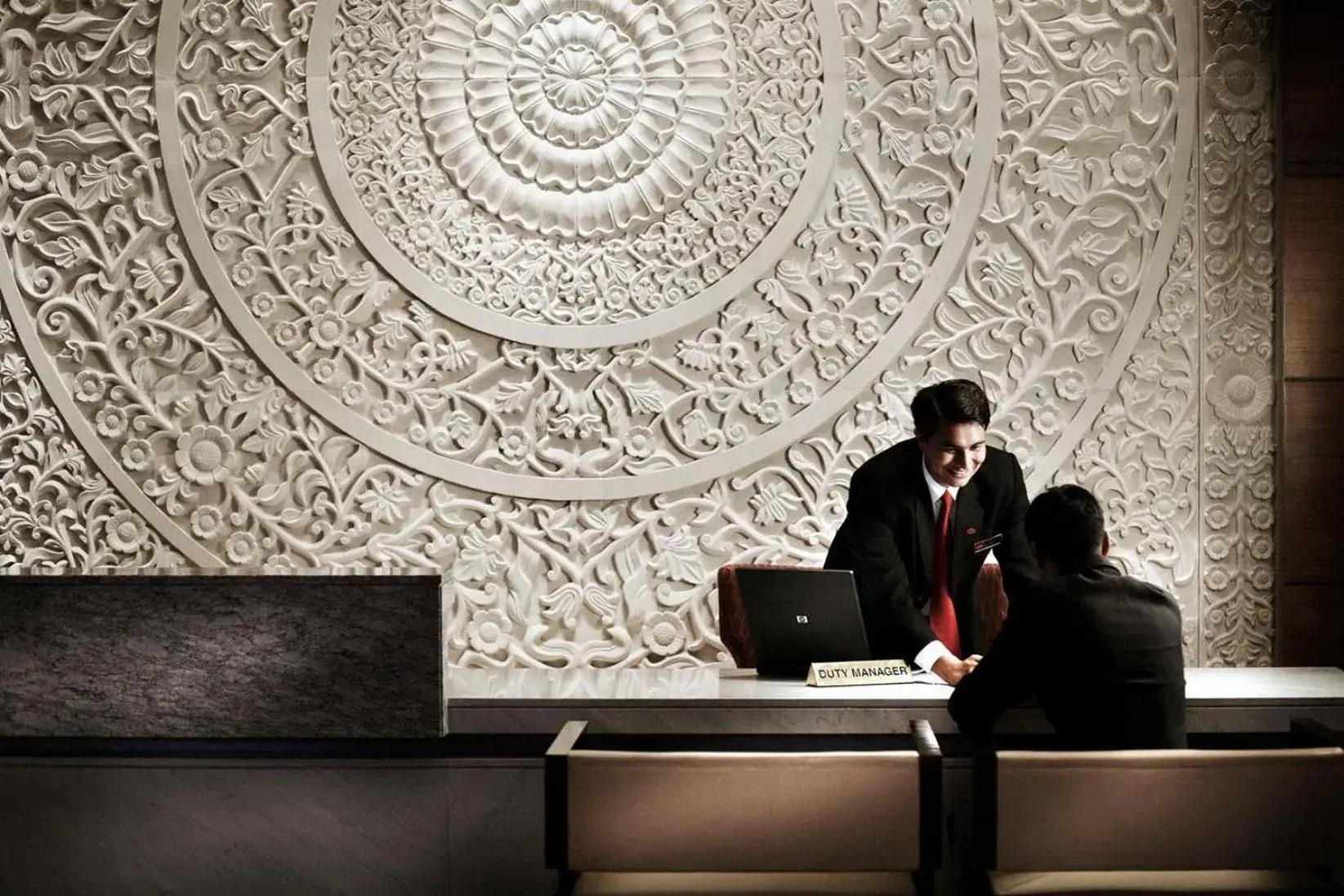 Lobby or reception in Crowne Plaza Today Gurugram by IHG Lobby or reception in Crowne Plaza Today Gurugram by IHG