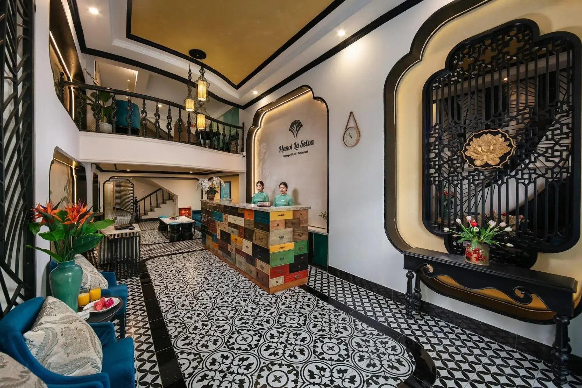 Lobby or reception in Hanoi La Selva Hotel Lobby or reception in Hanoi La Selva Hotel