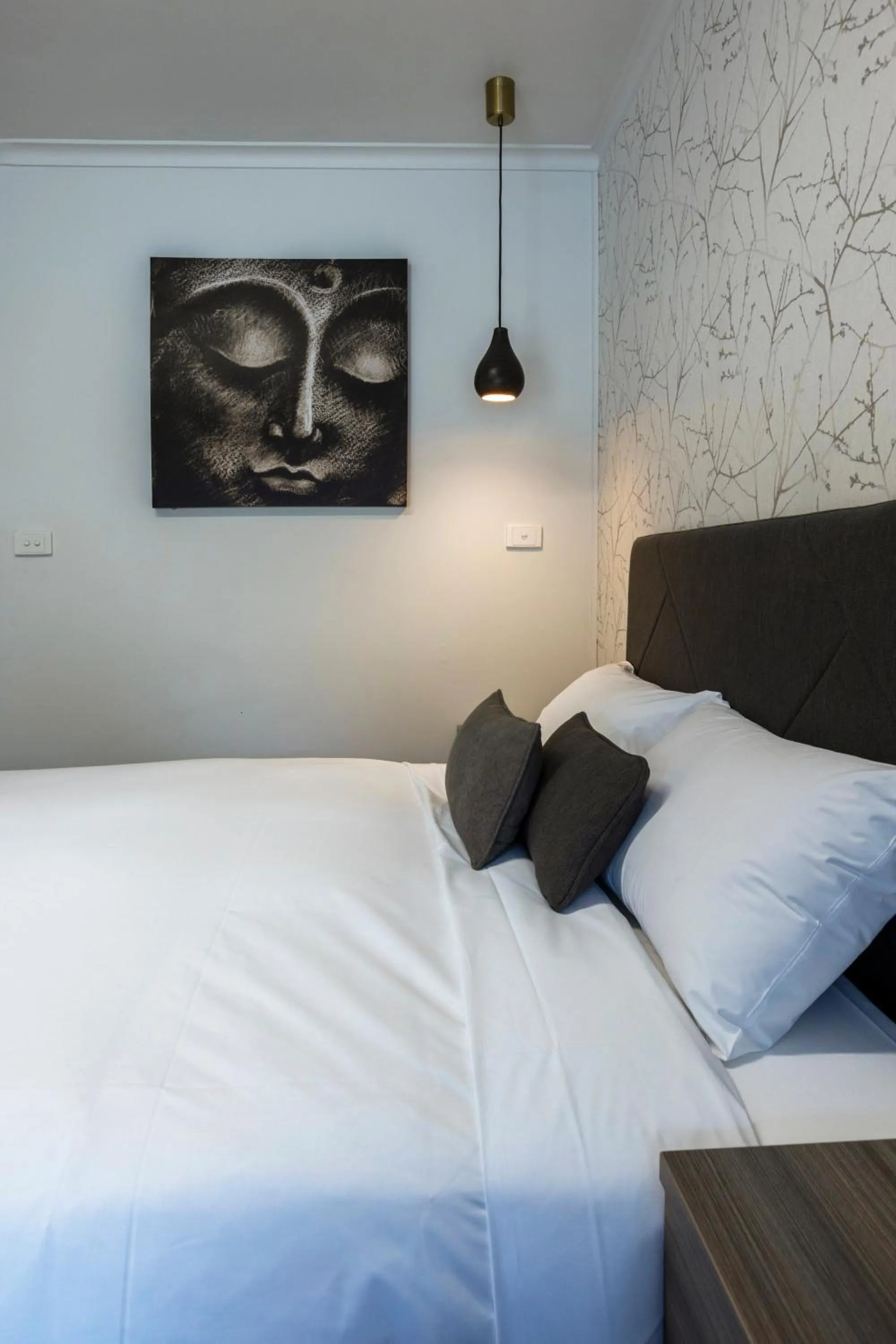 Bed in Rosebud Motel