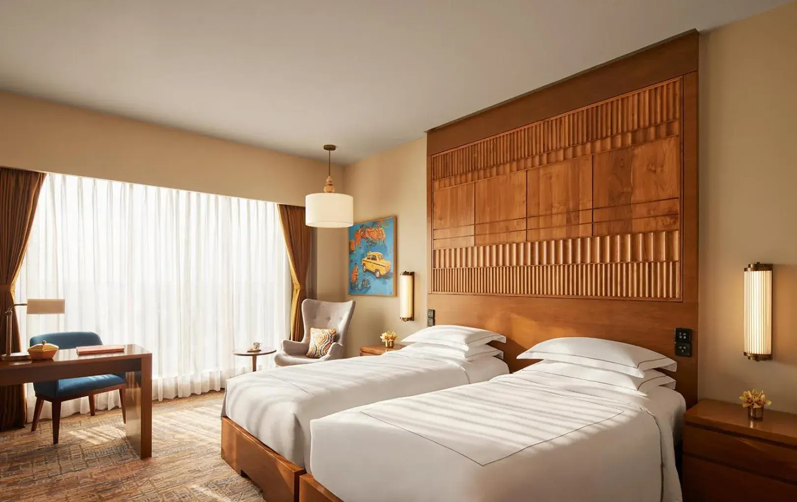 Bedroom, Bed in Taj City Centre New Town, Kolkata Bedroom, Bed in Taj City Centre New Town, Kolkata