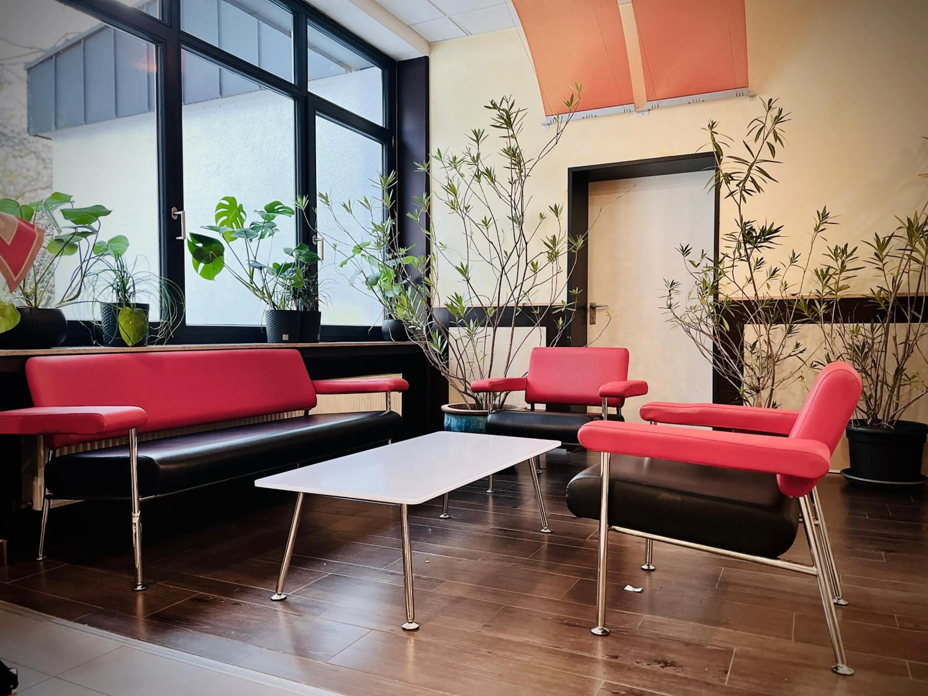 Lobby or reception in Jugendherberge City-Hostel Köln-Riehl