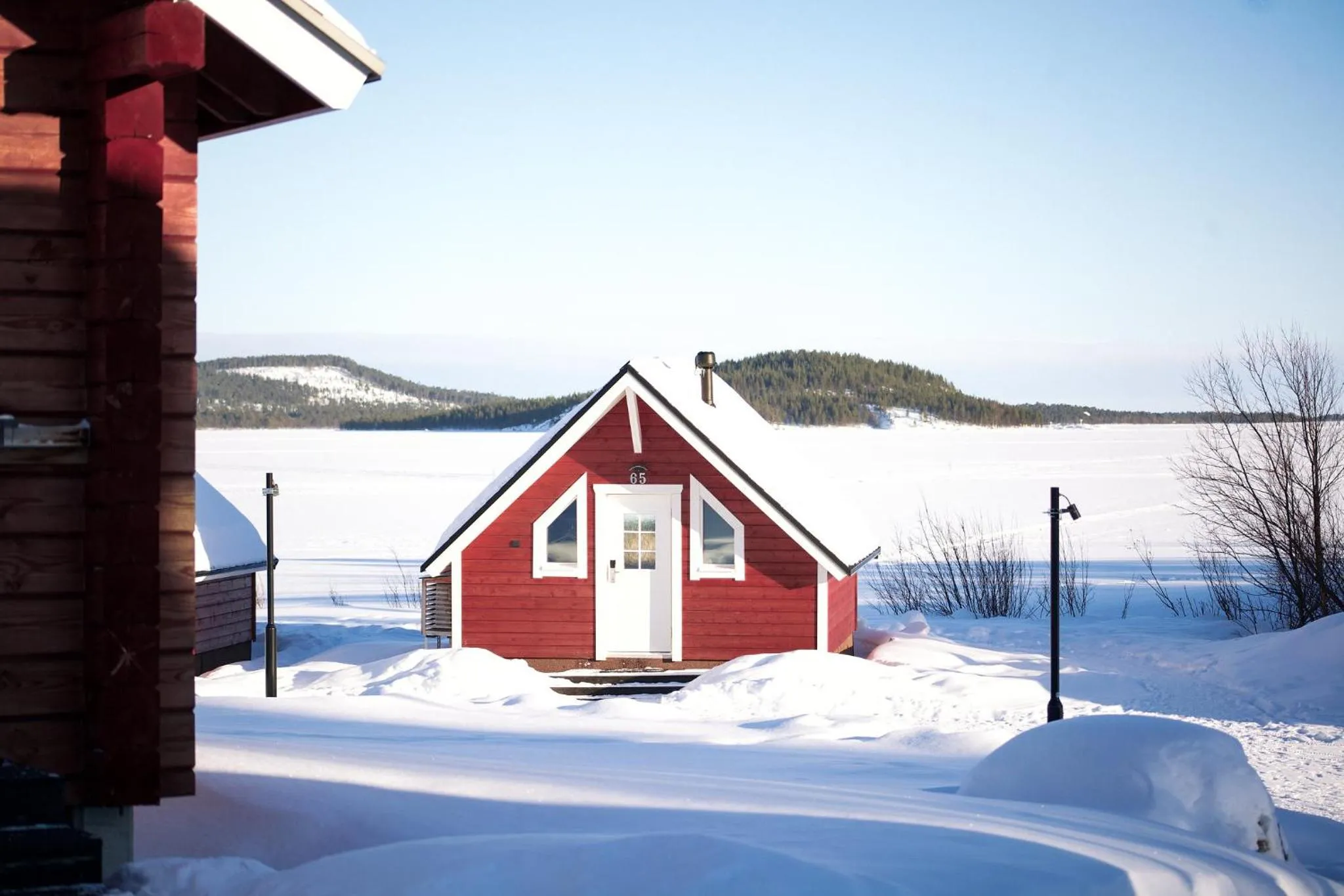 Winter in Holiday Village Inari