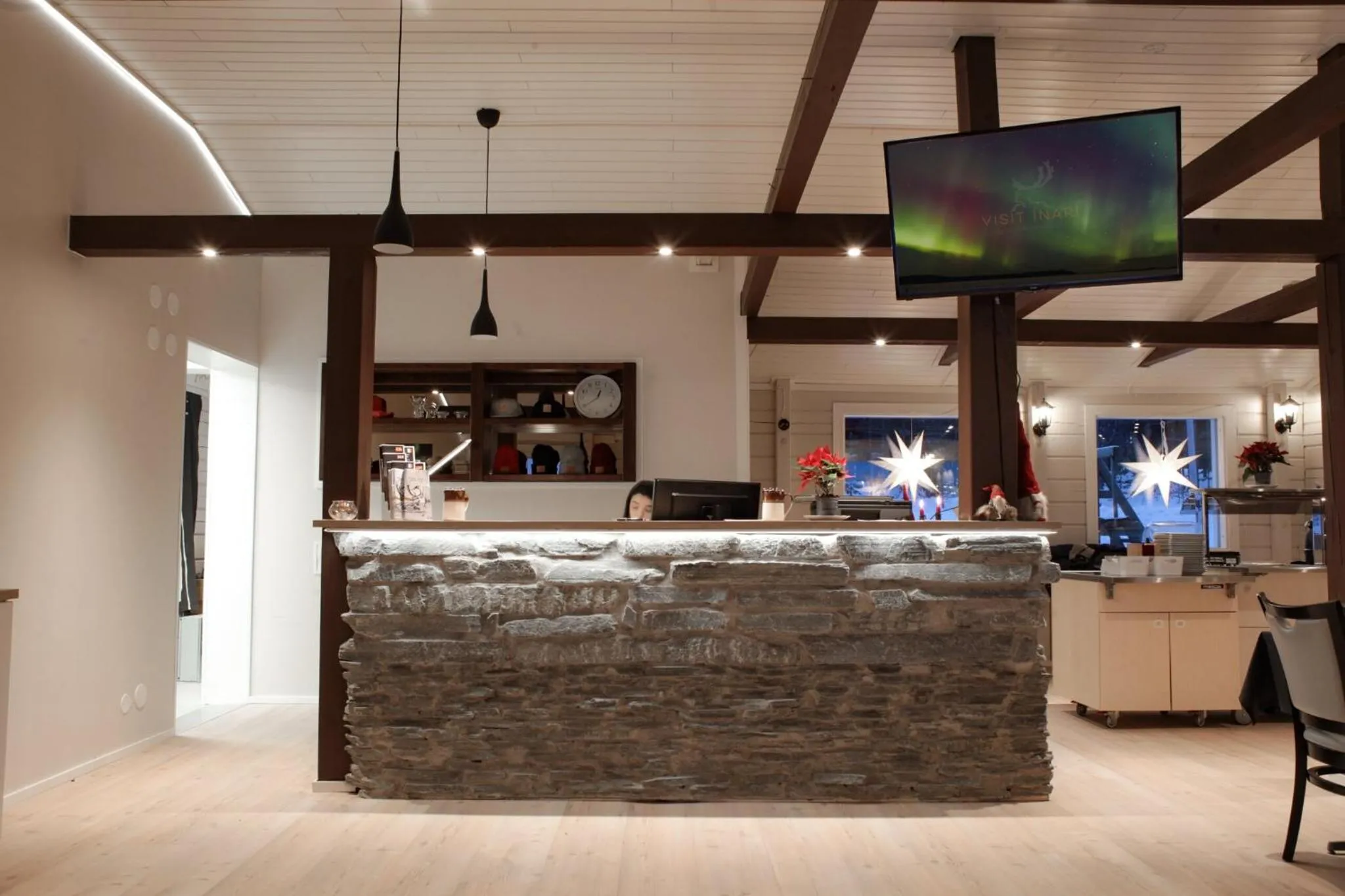 Lobby or reception in Holiday Village Inari