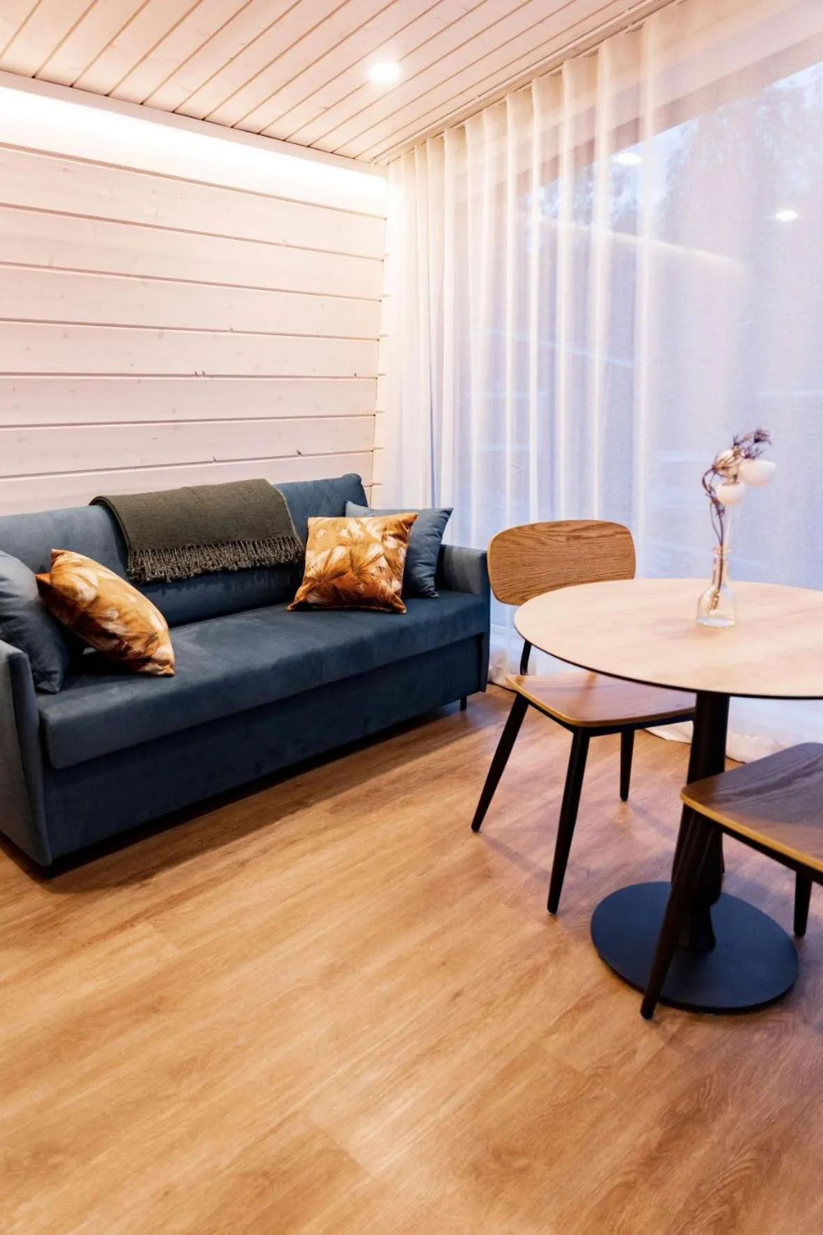 Living room in Holiday Village Inari