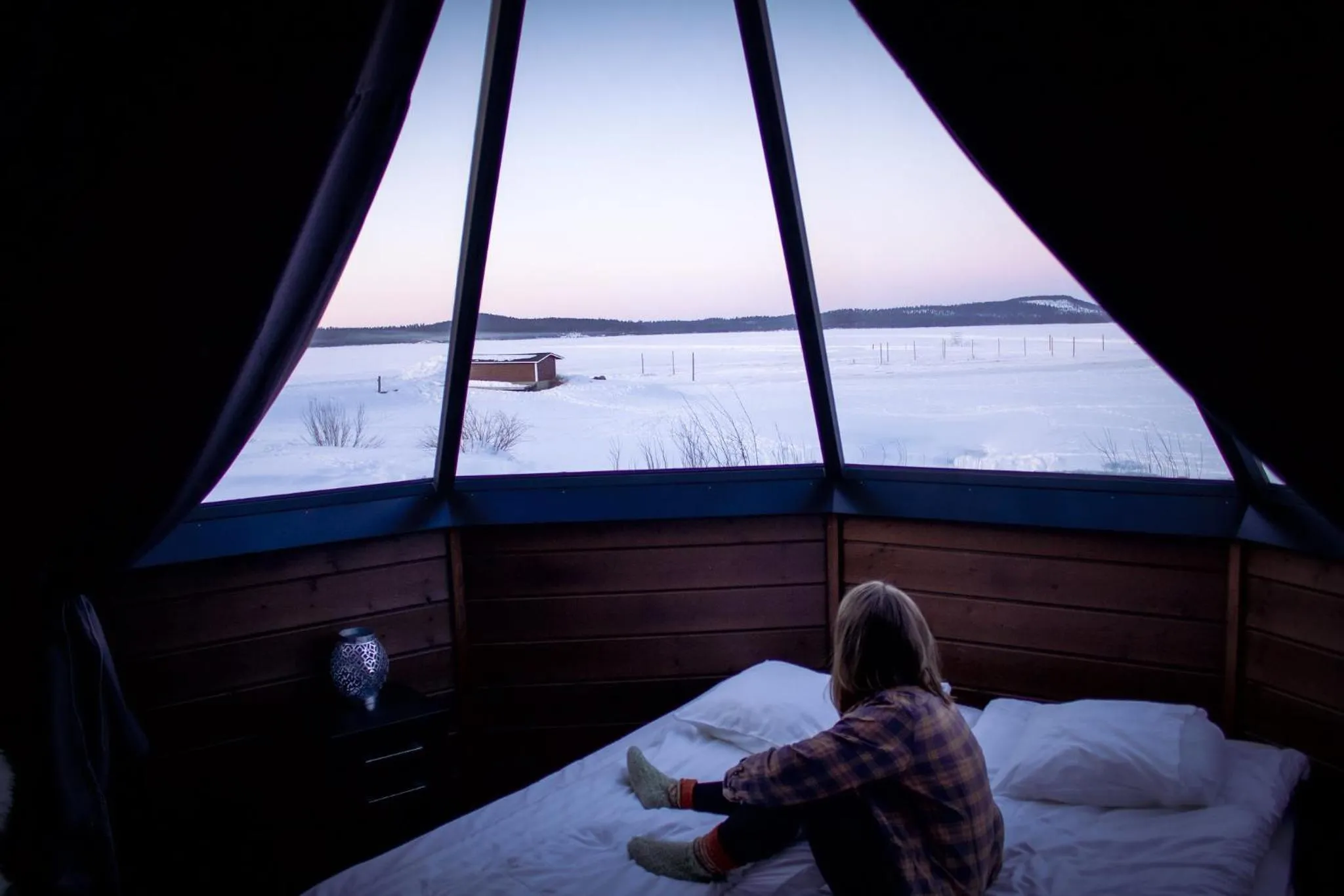 Bed in Holiday Village Inari
