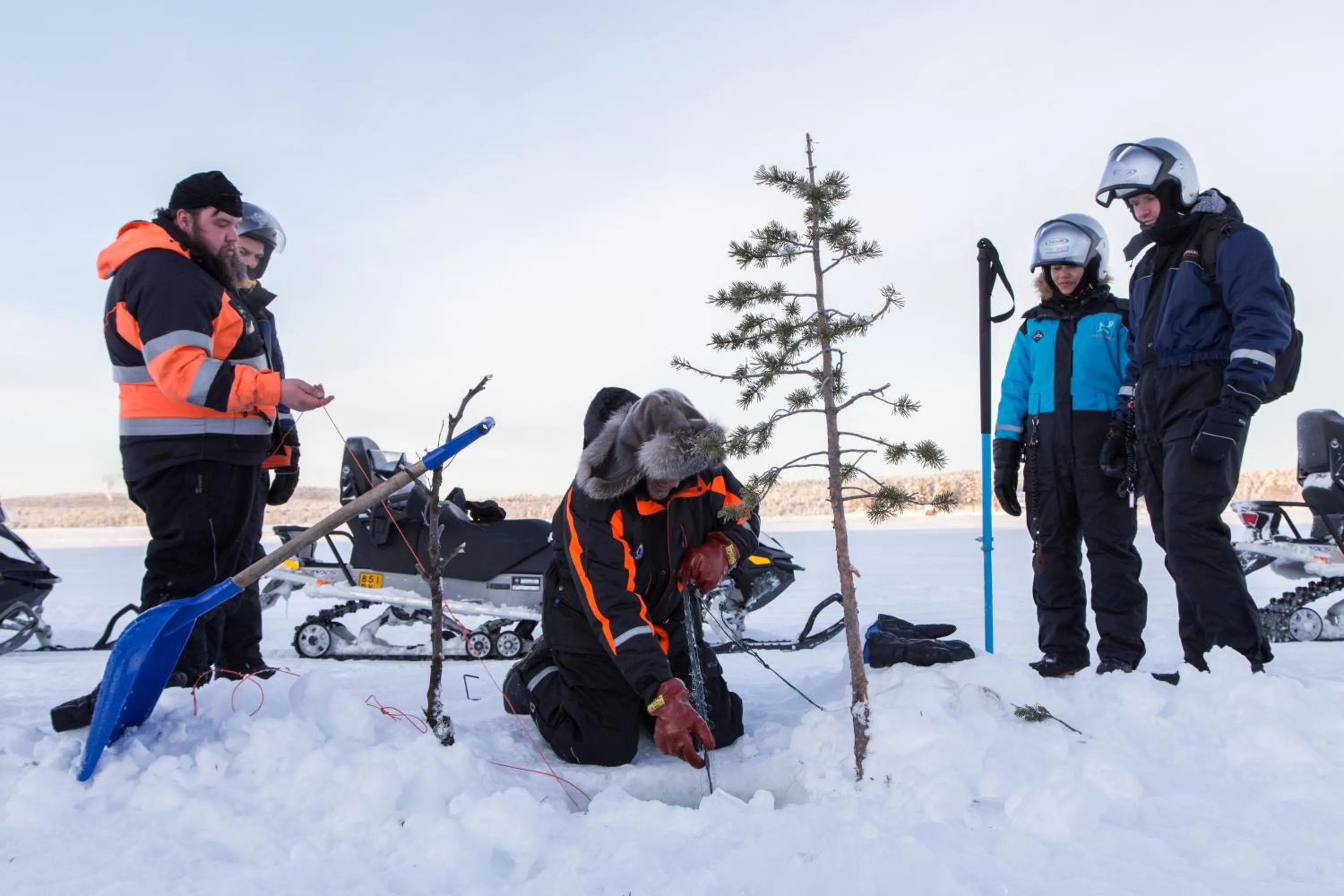 Staff in Holiday Village Inari