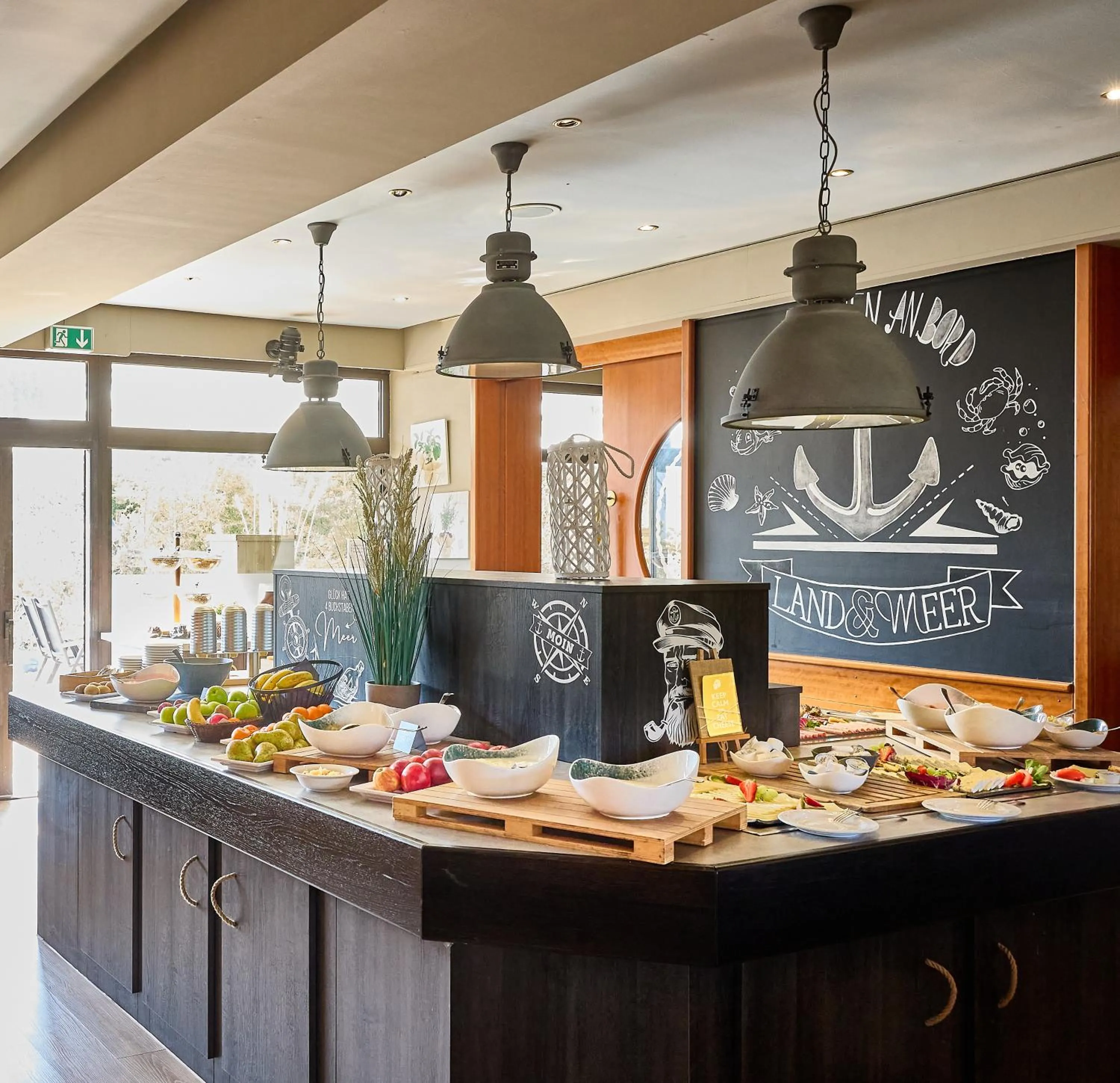 Buffet breakfast in Hotel Deichgraf