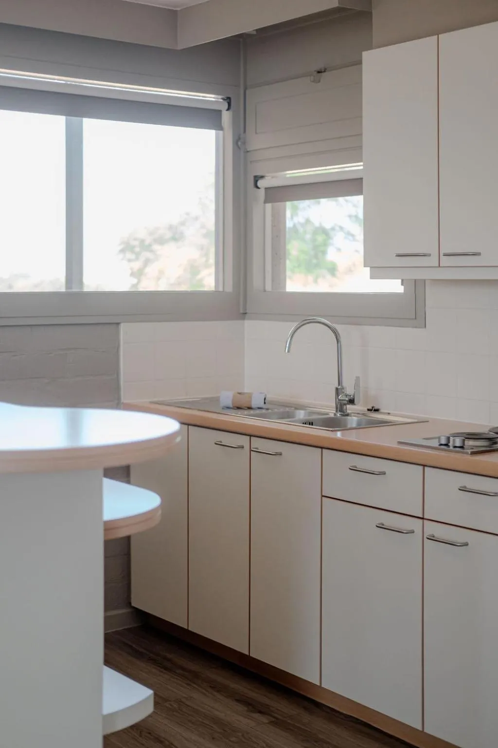 Kitchen or kitchenette in Vakantie Domein Ter Helme