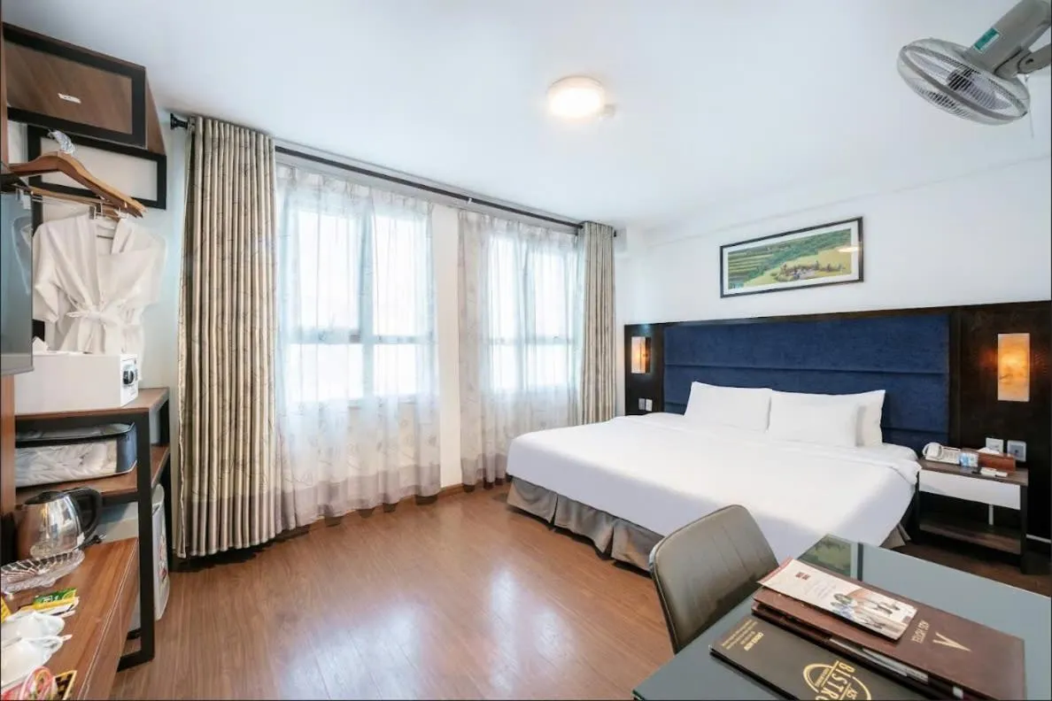 Bed in A25 Hotel - 28 Trần Quý Cáp