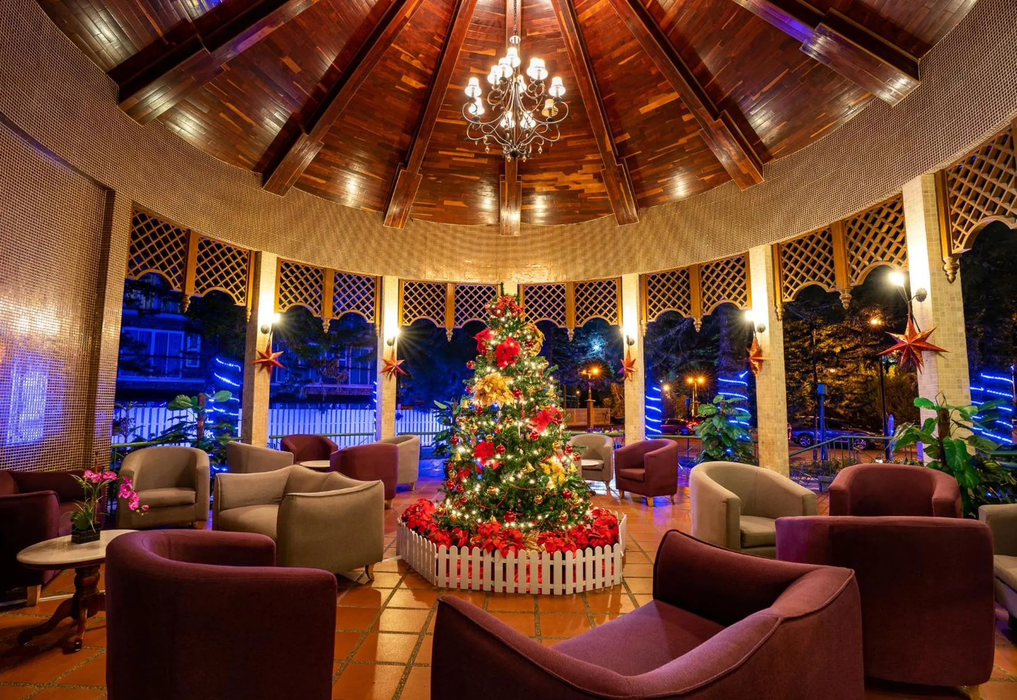 Communal lounge/ TV room in Century Pines Resort Cameron Highlands