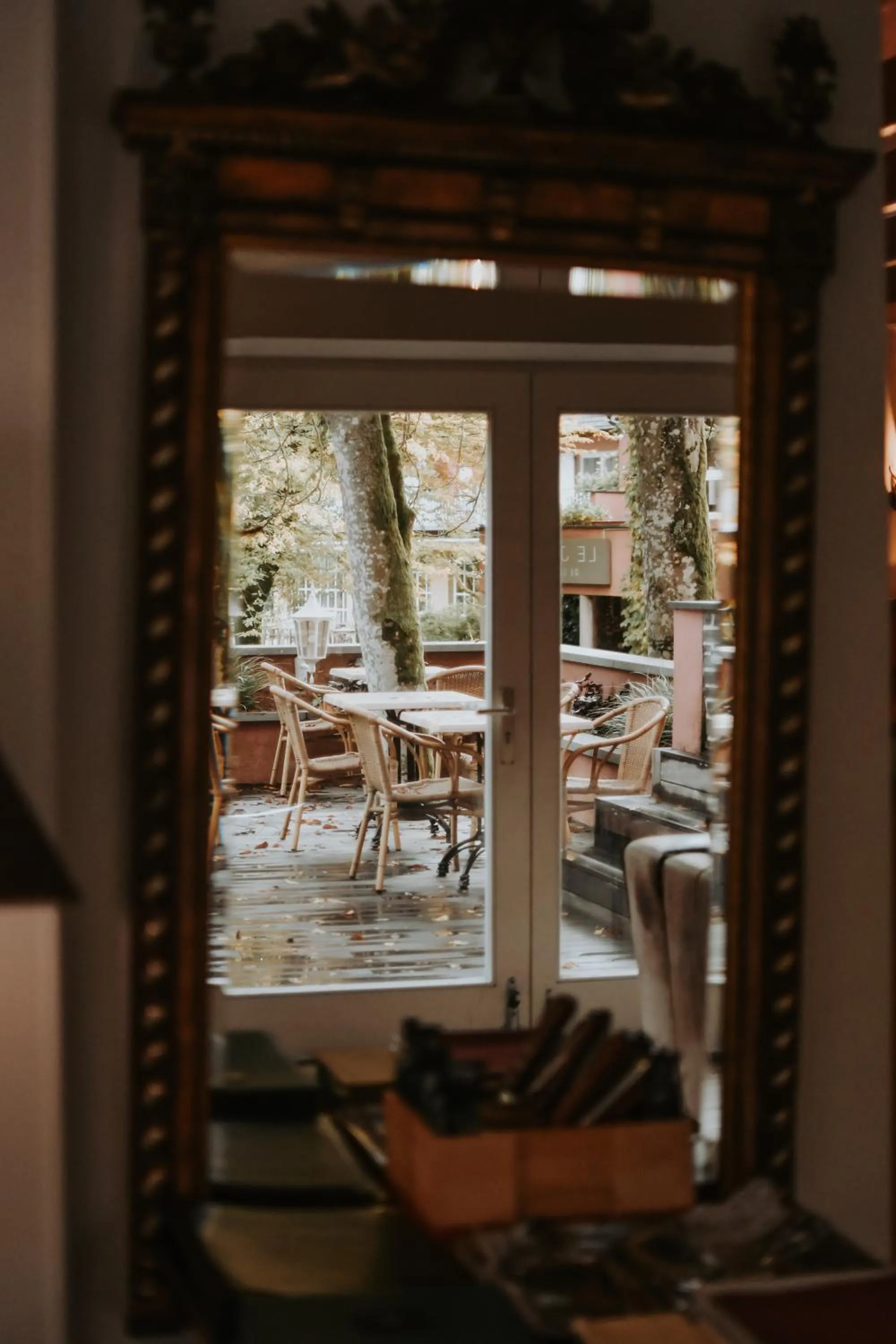 Patio in Auberge De La Gaichel