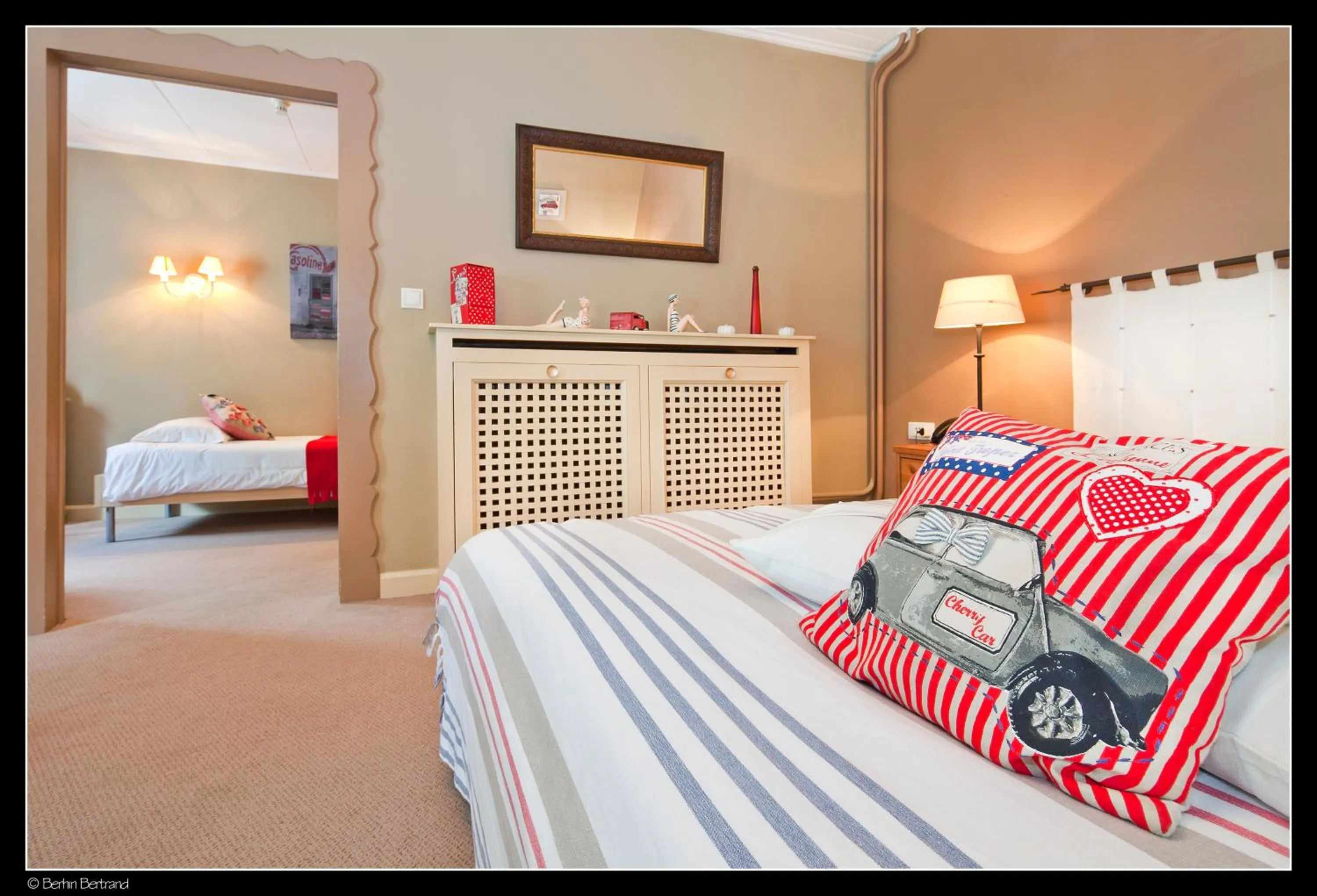 Bedroom, Bed in Auberge De La Gaichel