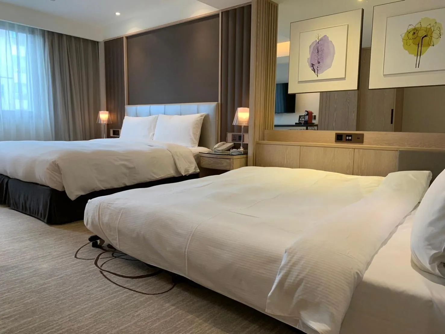 Bed in K Hotel Taipei Chang-An