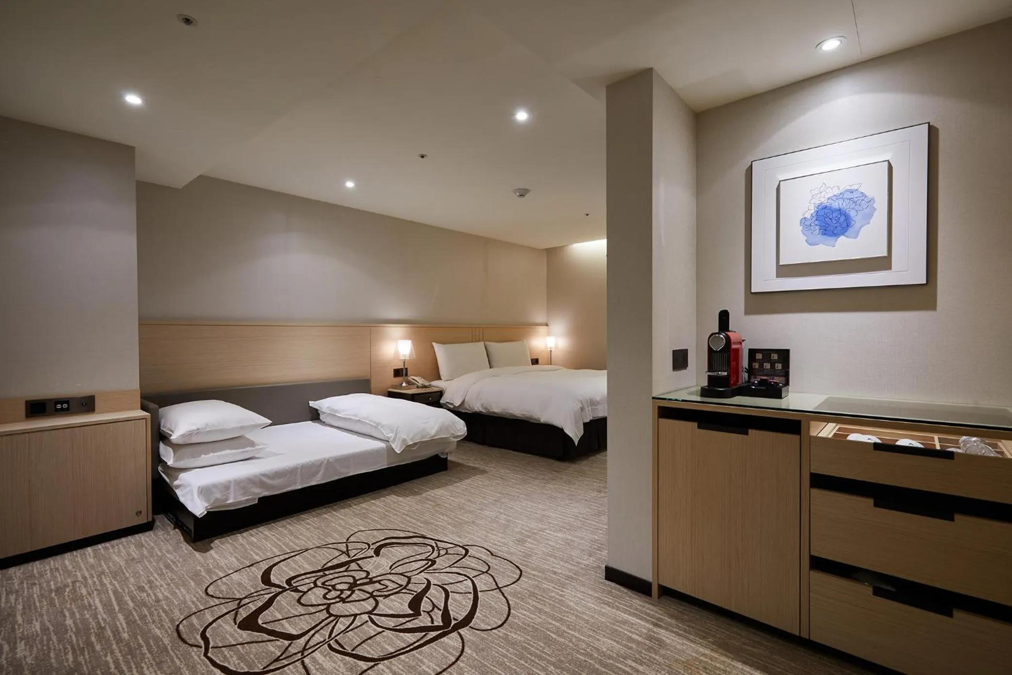 On site, Bed in K Hotel Taipei Chang-An