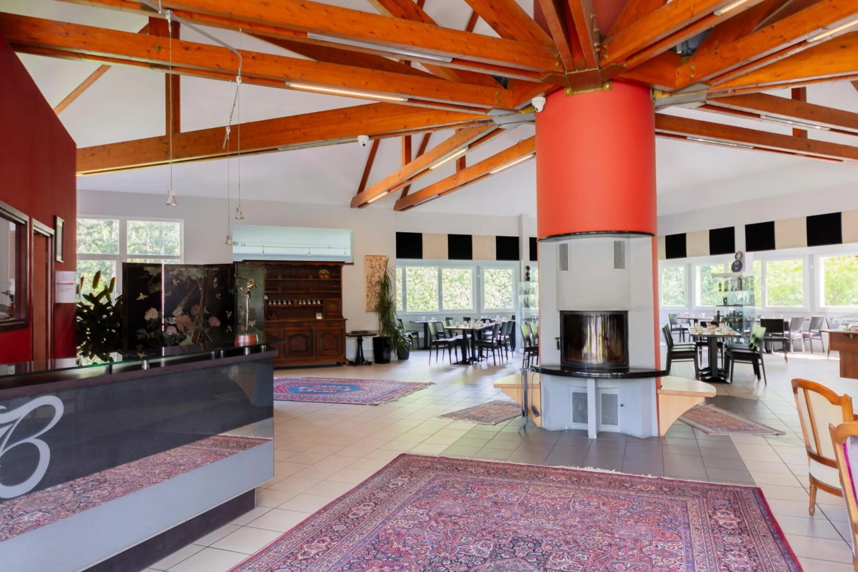 Living room in Hôtel Restaurant La Vallée Noble, proche Eguisheim Colmar