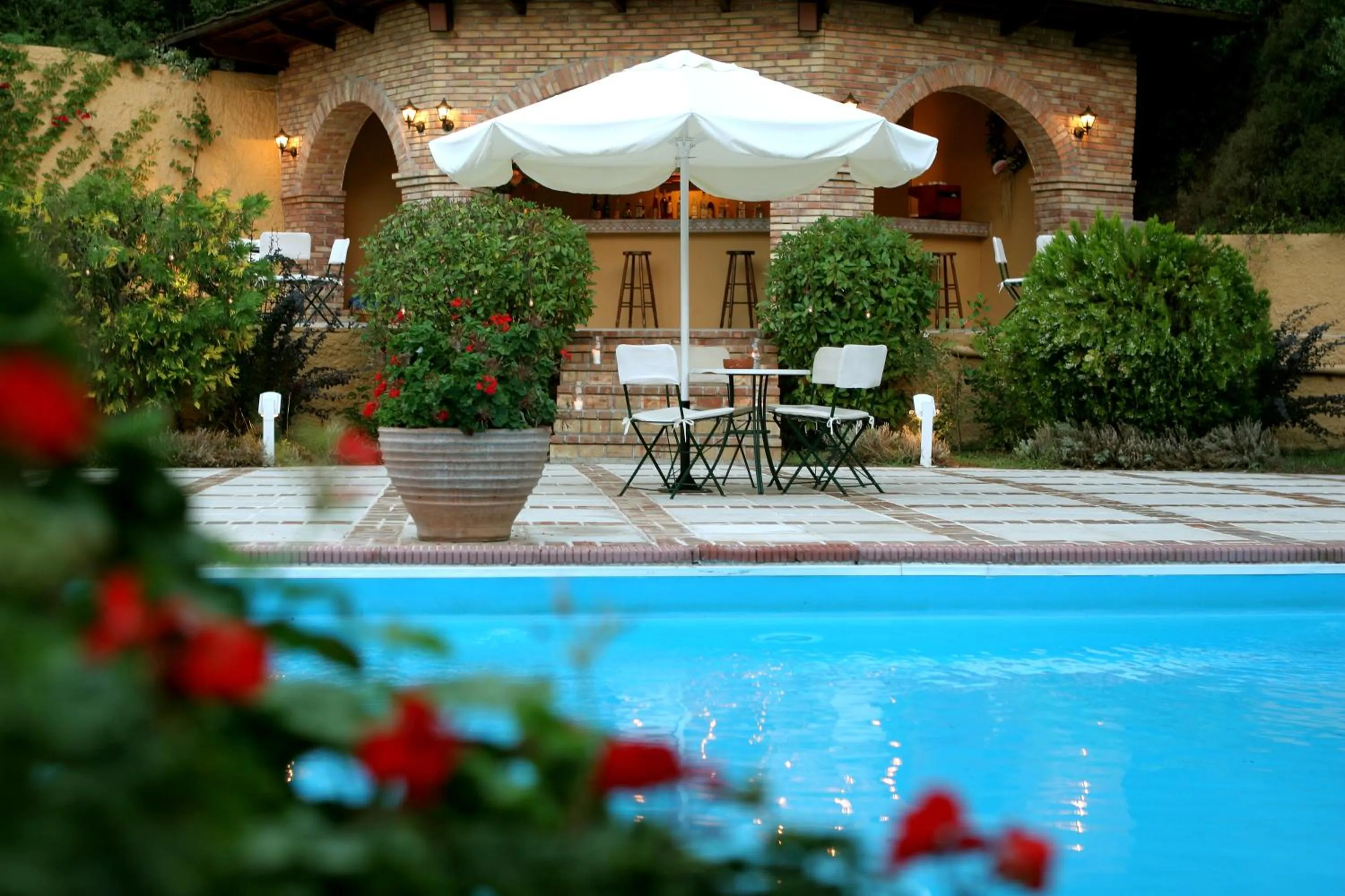 Patio in Hotel Antonios