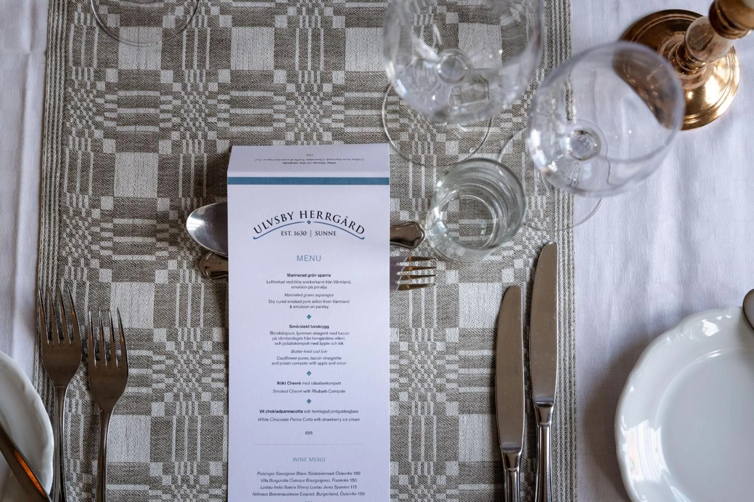 Restaurant/places to eat in Ulvsby Herrgård