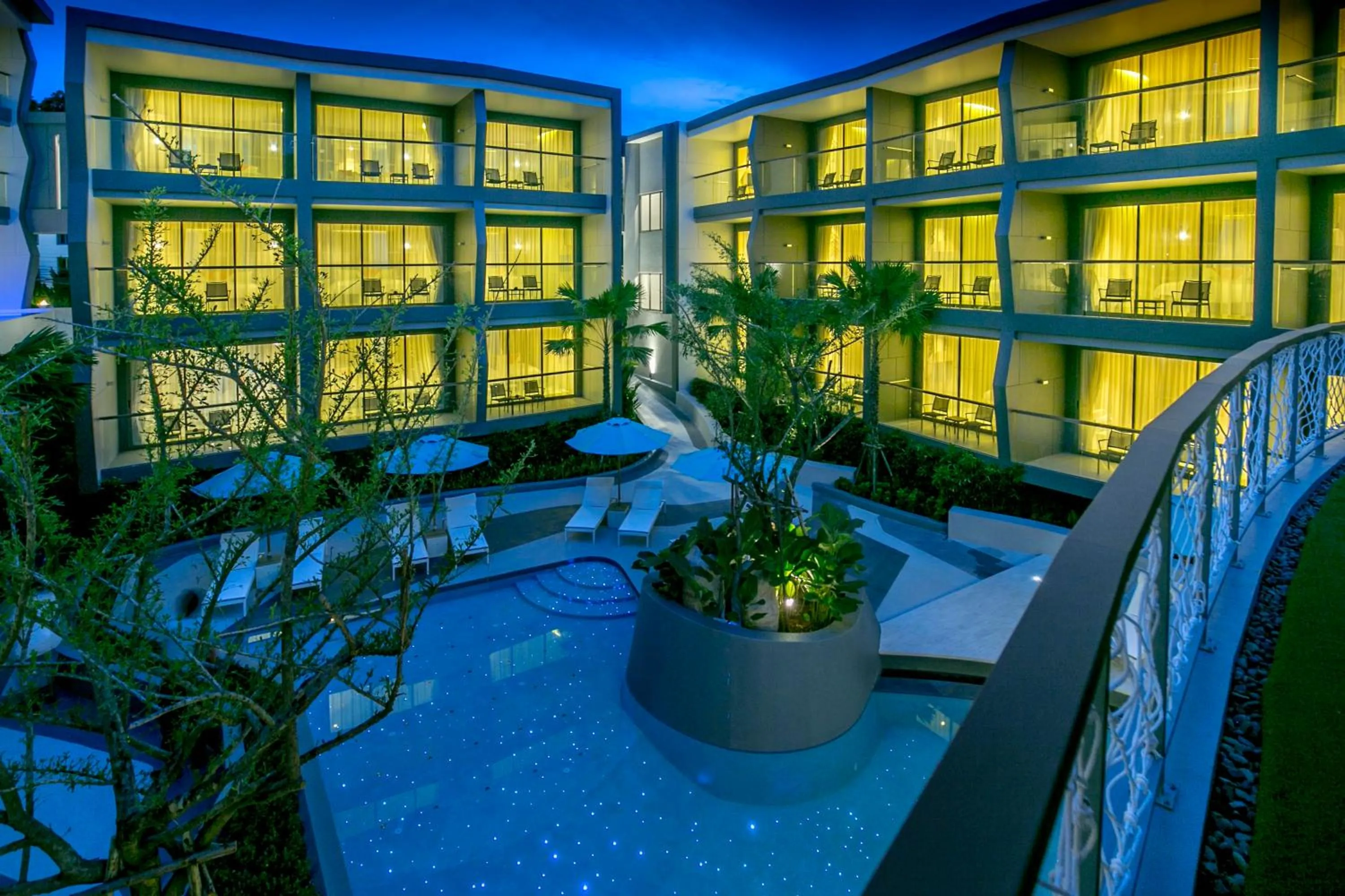 Pool view in The SIS Kata Resort - Adult Only