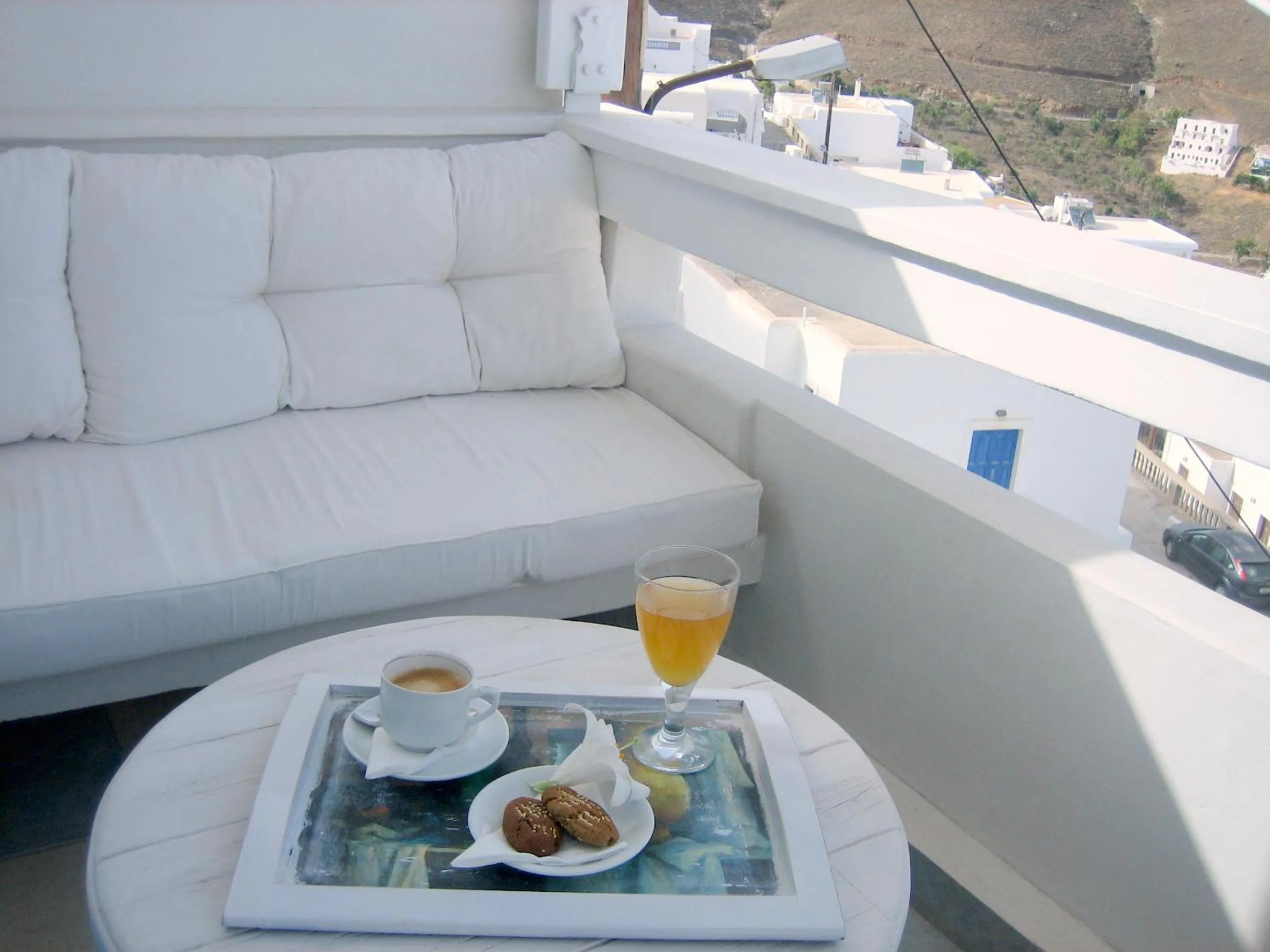 Balcony/Terrace in Studios Anemomilos