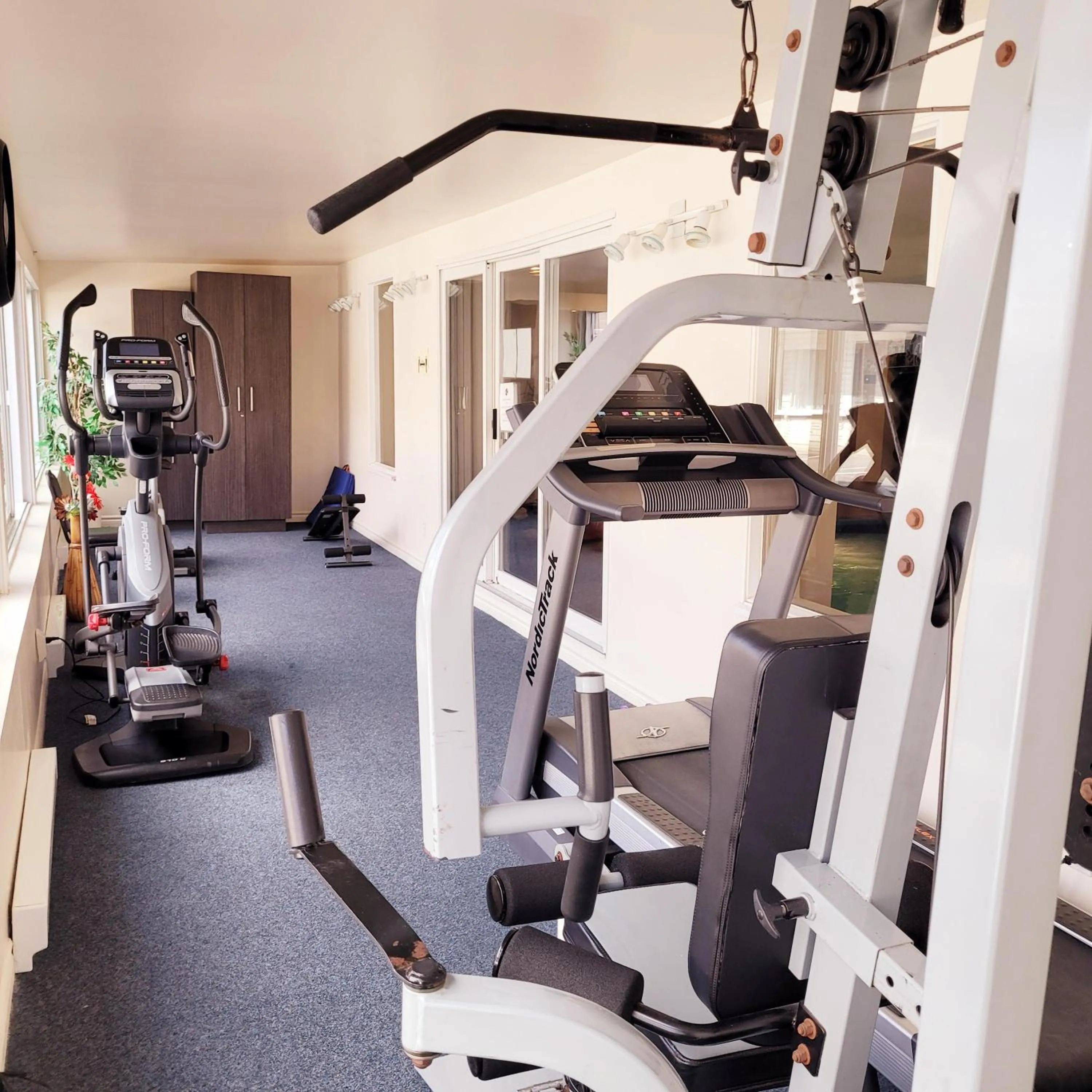 Fitness centre/facilities in Hotel et Motel Le Chateauguay