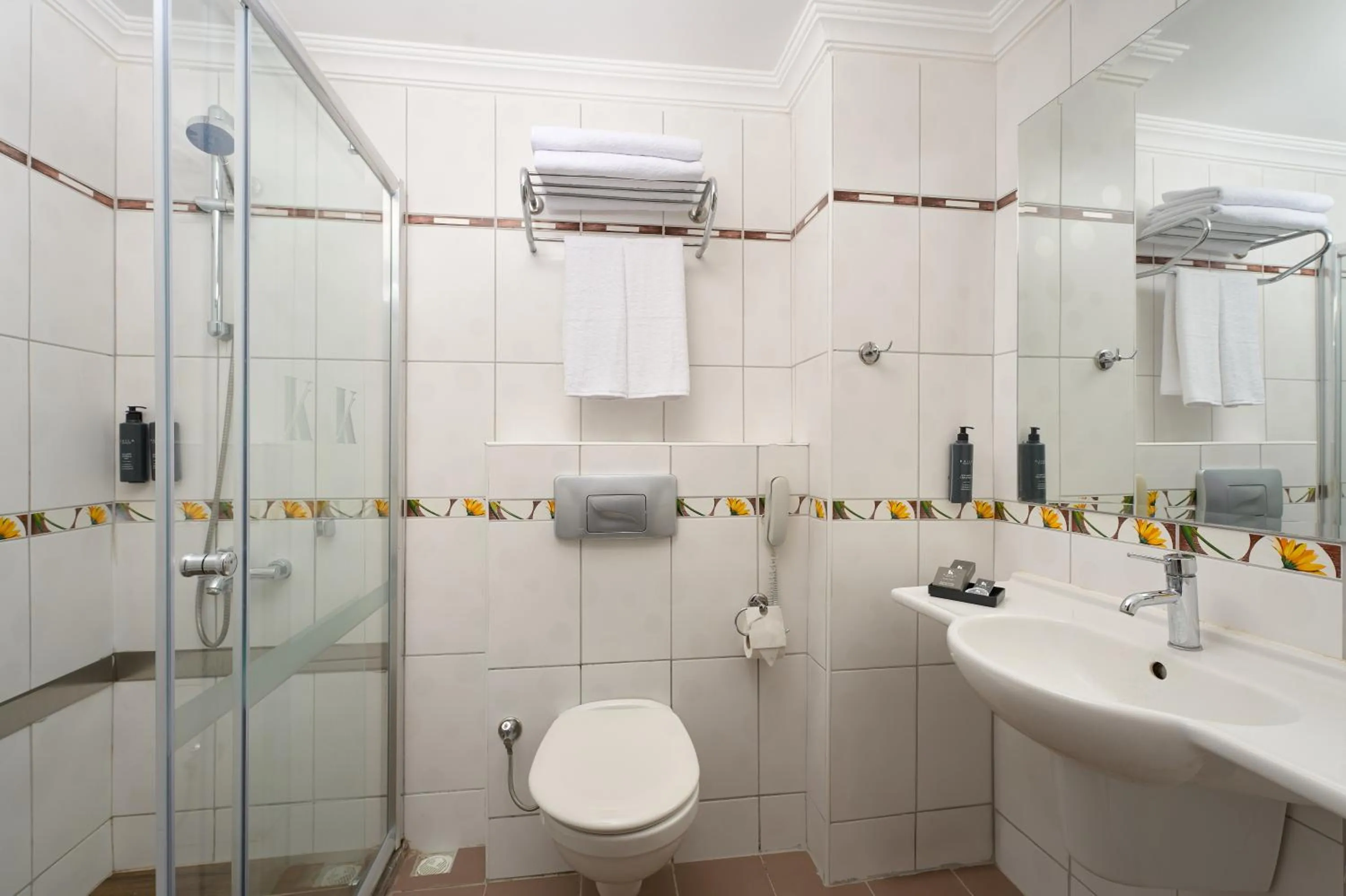 Shower in Kaila Krizantem Hotel