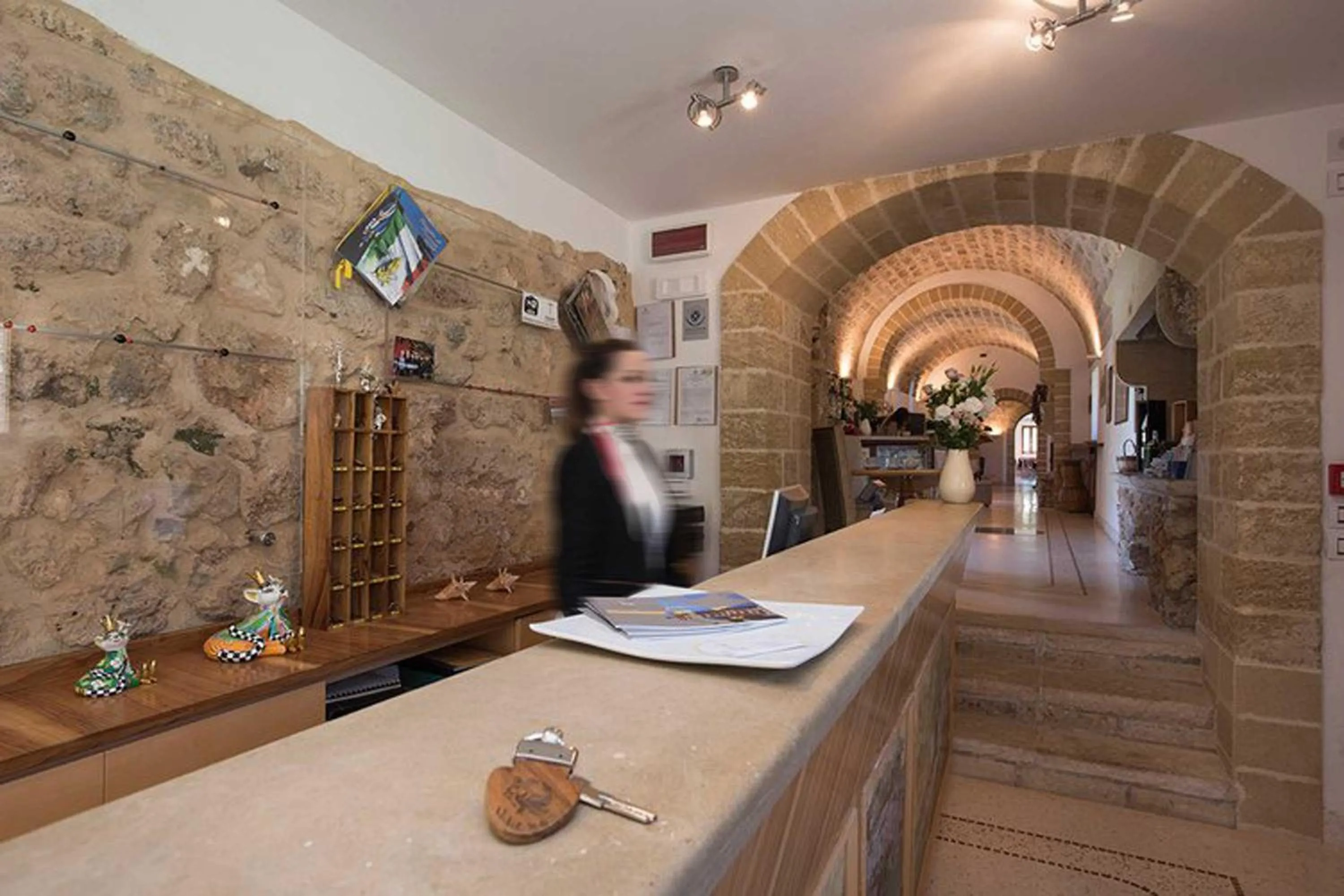 Lobby or reception in Masseria Pizzofalcone