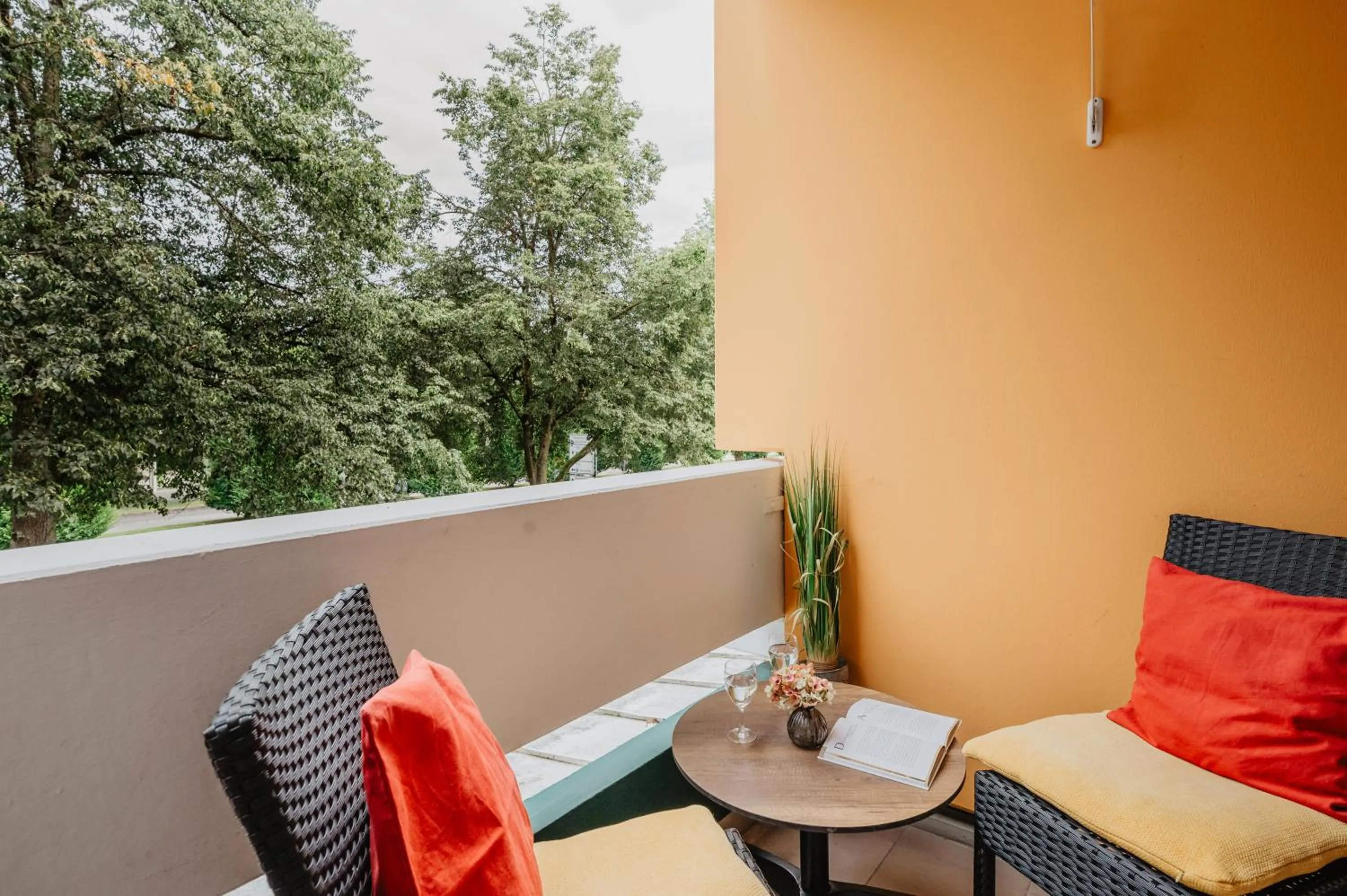 Balcony/Terrace in Kurhotel Panland