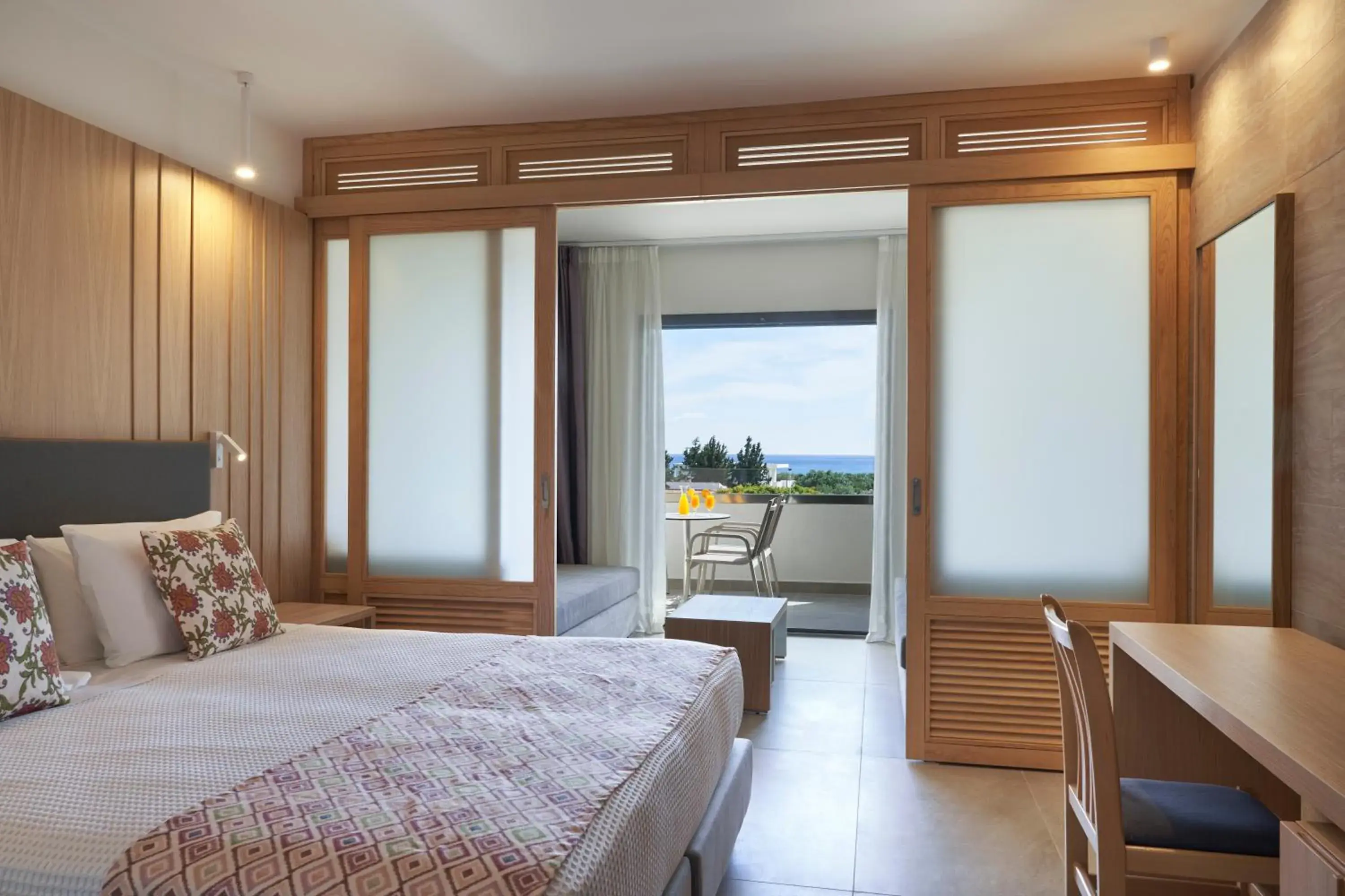 Bedroom, Bed in Atlantica Mikri Poli Rhodes Bedroom, Bed in Atlantica Mikri Poli Rhodes