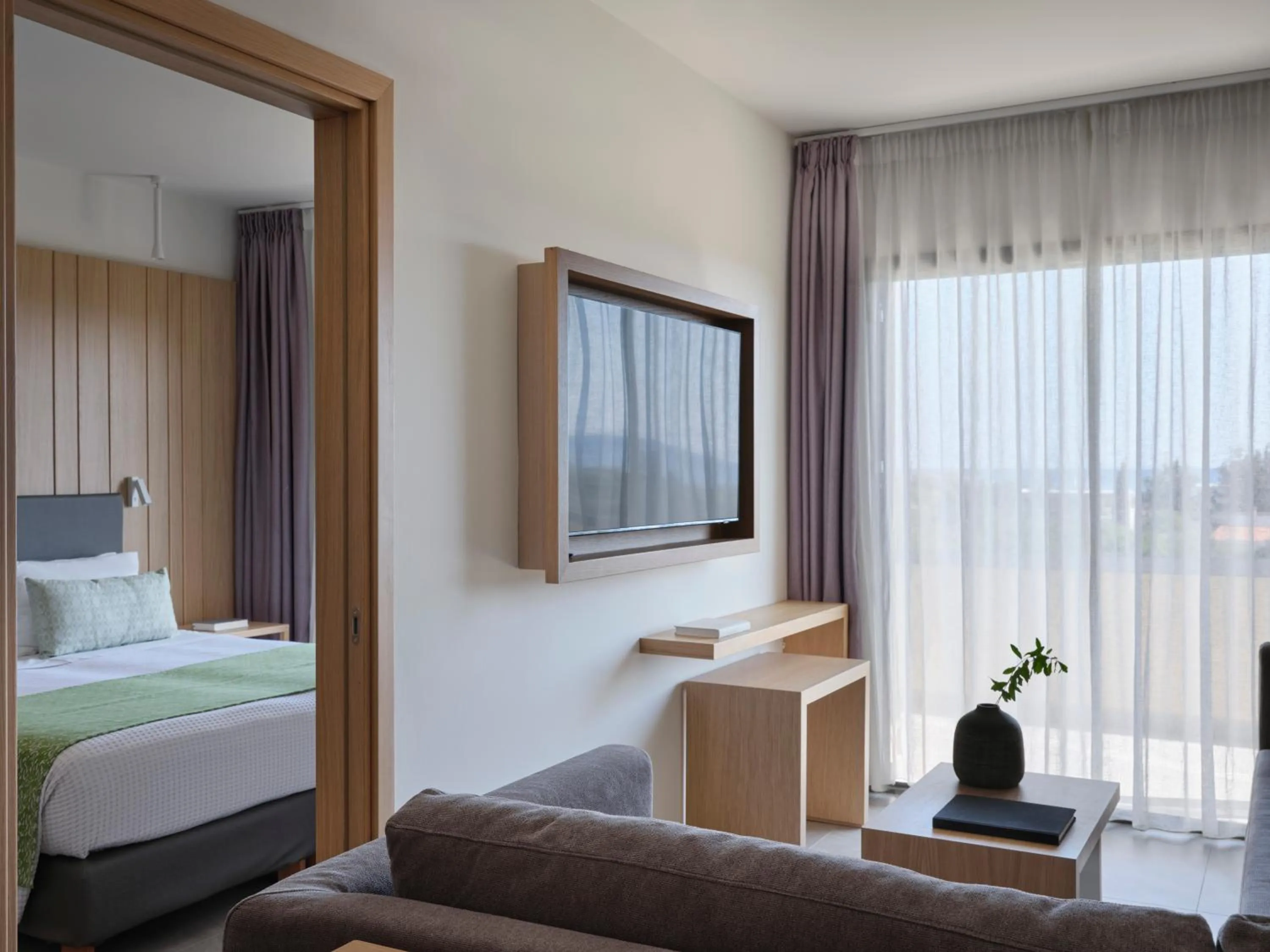 Living room, Bed in Atlantica Mikri Poli Rhodes